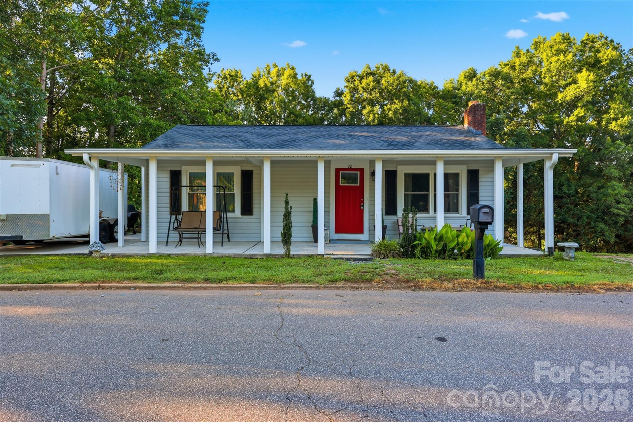 Freshly renovated in 2022 and full of possibilities, this 3-bedroom, 2-bath home offers the perfect combination of modern updates and functional living space in the heart of Granite Falls. Nearly every major component has been improved, allowing you to move right in and enjoy worry-free ownership. Step inside to find bright, inviting living spaces featuring beautifully restored hardwood floors, fresh paint, updated lighting, and a completely remodeled kitchen with new cabinetry and countertops. Other 2022 improvements also include a new roof, replacement windows, upgraded plumbing and electrical systems, new central heating and air with ductwork, added insulation, and updated bathrooms. The spacious lower level already includes a full bath and bedroom and offers endless opportunities for customization. Whether you envision a home gym, media room, workshop, office, hobby space, potential rental or additional finished living area, the groundwork is already in place. Outside, you’ll appreciate the covered front porch, side patio for outdoor gatherings, and a large backyard with room to garden, play, or add additional storage. A concrete pad is already installed for a future outbuilding. Located just moments from downtown Granite Falls, you’ll enjoy convenient access to local dining, shopping, schools, parks, and community events, with Lake Hickory and Highway 321 only a short drive away. This is an excellent opportunity to own a thoughtfully updated home with character, flexibility, and a convenient location.