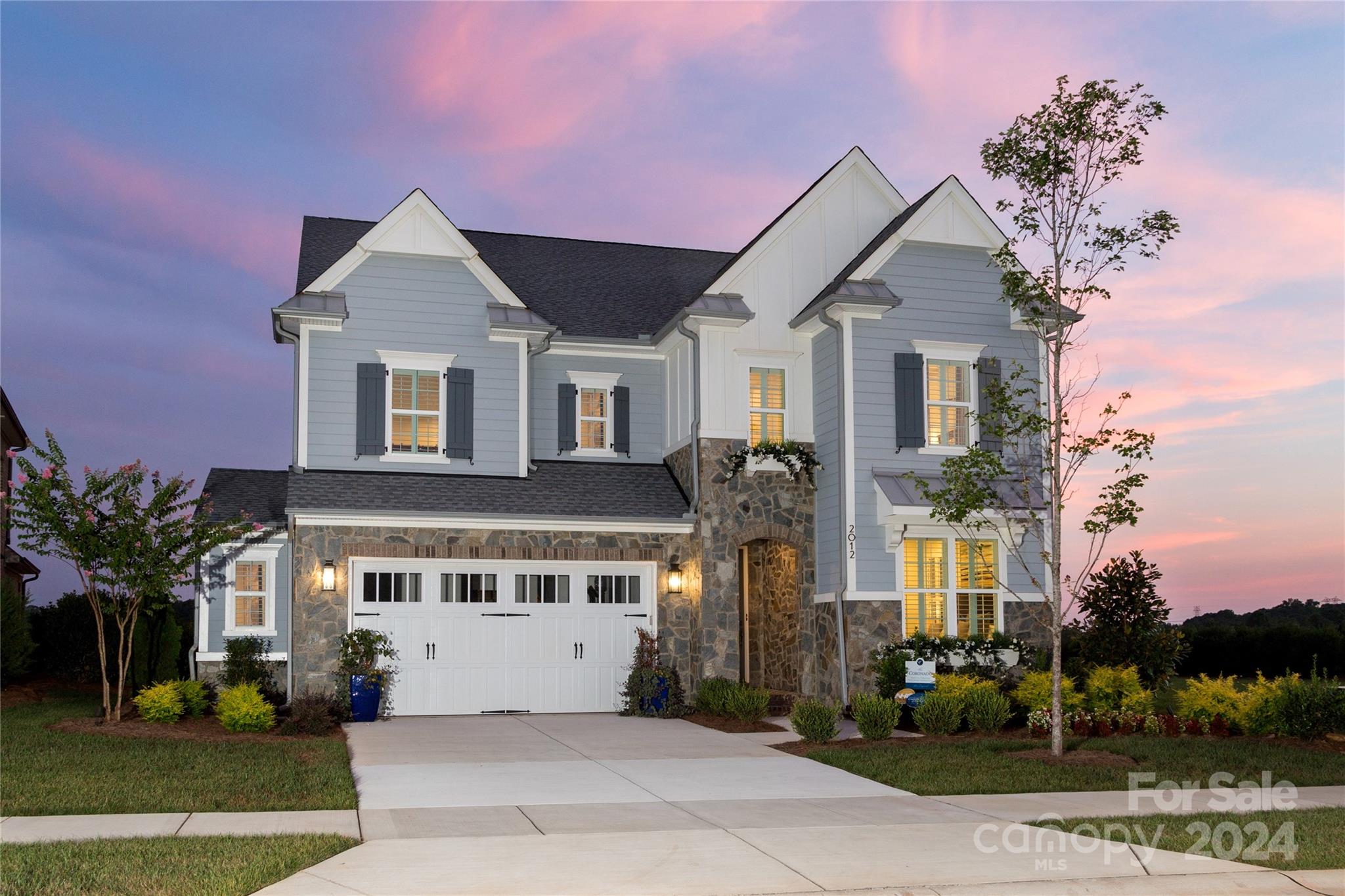 Discover luxury living in this stunning former MODEL HOME by CLASSICA HOMES! With a light, bright, and open floor plan, this residence is designed for modern elegance. The kitchen dazzles with a beautiful tile backsplash, quartz countertops, an abundance of cabinets, and an oversized island that seats five. It seamlessly extends to the outdoor living area, perfect for entertaining. The study, tucked behind the dining room and enclosed with stylish barn doors, provides the perfect private hideaway. Expansive bonus room offers versatile space for movie nights or a spacious playroom. The luxurious owner's suite and bath are secluded, leading to an impressive walk-in closet with ample storage. Guest room with a full bath on the main floor and two additional ensuites on the second floor, ensuring comfort and privacy for all. Close proximity to vibrant spots like Kingsley and Baxter Village, just minutes away. Top-rated schools! NEW 12 ft cryptomeria added 11/7/24 across rear yard.