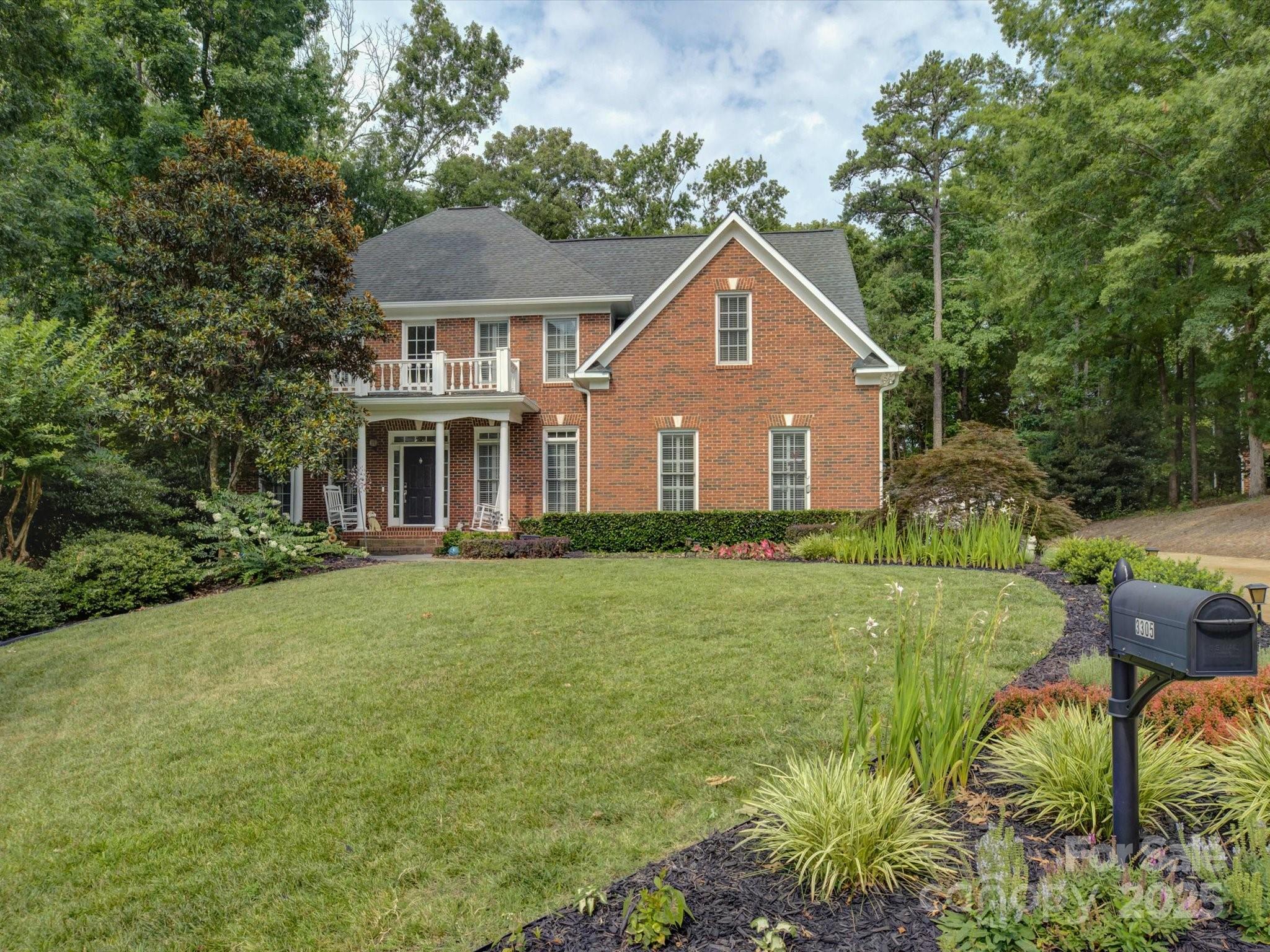 A perfect blend of style and function, this updated home features a generous deck and a newly added patio perfect for a fire pit and for outdoor entertaining. The extended driveway provides extra parking, and the detached shed offers great storage. Inside, enjoy an updated/remodeled kitchen with all new appliances as well as an updated luxurious primary bathroom, along with new ceiling fans and stylish new office doors. The main-level guest suite offers comfort and convenience, while the versatile 5th bedroom can serve as a bonus room or bedroom. Home upgrades include a UV mold prevention system on the HVAC, new gutters with gutter guards piped to drain off-property—ensuring both function and peace of mind. Enjoy a fishing pond and walking trail with easy access from the back along with lots of community amenities including outdoor pool, playground, tennis and pickleball courts. Close to I77, restaurants and shopping. Schedule your showing today—this home is a must-see!