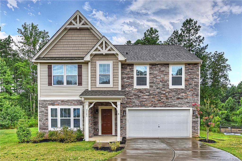 Great Location, just couple of minutes from Ballantyne, off of 521/Johnston Road.  This amazing home built in 2014, looks like new, excellently maintained. Cul-de-sac location w/large backyard backing to woods on three sides for a great view. This home is highly upgraded with gleaming HW Floors through out Main Floor, Granite Counter Tops, and Stainless Steel Appliances. Large Master BR w/Sitting Room and Large Loft/Bonus. Refrigerator, Washer, Dryer included.