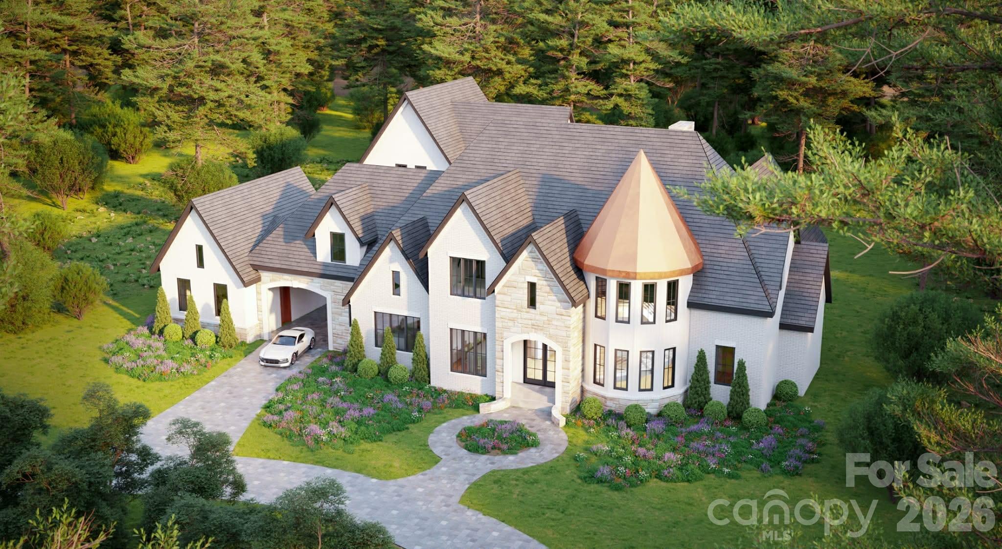 Redefine luxury living in this stunning two-story estate offering over 5,000 square feet of impeccably designed living space, complemented by a resort-style pool and pool house, all set on a private 3+ acre lot within the highly sought-after Weddington school district. Every element of this home has been architecturally curated with intentional design, creating a natural flow that elevates everyday living.
The timeless exterior is perfectly positioned in a prime location, blending sophistication with privacy. Inside, the chef’s kitchen is a true showpiece, featuring top-of-the-line appliances, an expansive island, custom cabinetry, a scullery, and exceptional attention to detail throughout.
A private office with French doors provides the ideal work-from-home retreat. White oak flooring, custom moldings, tray and vaulted ceilings, and a striking fireplace add warmth and elegance across the main living spaces.
The serene primary suite offers a tray ceiling, spa-inspired bathroom, and a spectacular custom closet designed for both beauty and function.
Upstairs, you’ll find three expansive en-suite bedrooms, along with a bonus and recreation room—perfect for family living or entertaining guests.
Step outside to experience outdoor living at its finest. The spectacular in-ground pool, covered porch, and fully equipped outdoor kitchen create an entertainer’s paradise, ideal for gatherings or quiet evenings at home.
Just minutes from major highways, shopping, and dining, this exceptional estate delivers the best of Weddington living—peaceful, private surroundings paired with everyday convenience. Don’t miss your opportunity to own in one of the area’s most desirable communities. This home is to be thoughtfully designed and built in partnership with the builder. Schedule your private lot walk today.