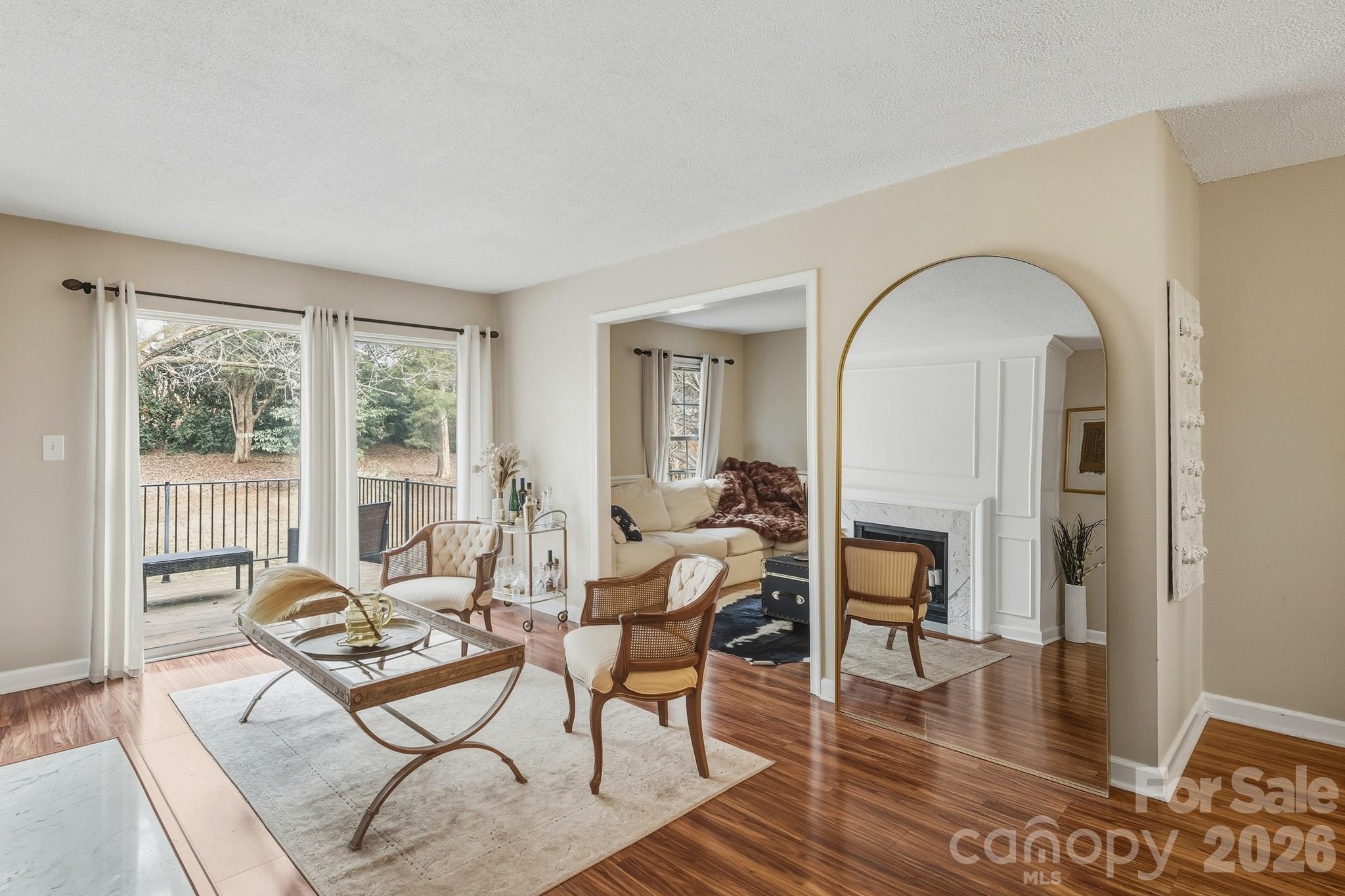 **5k in closing cost or HOA dues paid through end of year with acceptable offer** Prime location in the heart of South Charlotte with convenient access to SouthPark, Uptown, the light rail, and the Harris YMCA. This beautifully maintained one-level condo offers an inviting interior with upgraded molding, stylish lighting, hardwood flooring, and granite countertops in both the kitchen and bathrooms. A welcoming fireplace and cozy den with built-in bookcases create a warm, comfortable living space that truly feels like home.

The community offers exceptional amenities, including pickleball and tennis courts, two renovated swimming pools, three fully stocked ponds (fishing allowed), scenic walking trails, and a clubhouse with a pool table. The HOA provides outstanding value, covering heating and cooling, water, sewer, trash, grounds maintenance, carport maintenance, pest control, and building insurance.

Special Features:

Cozy den with built-in shelving and storage
Functional, usable fireplace
Spacious primary closet with built-in shelving
Kitchen pantry for added storage
Peaceful setting in a highly sought-after neighborhood with mature trees, pools, tennis and pickleball courts, and clubhouse
Walkable to dining, shopping, and nearby greenway
HOA covers all exterior maintenance, repairs, and replacements (excluding windows and private deck)
HOA-maintained boiler heating and cooling system for lower electric bills
Excellent opportunity for rental income or first-time homebuyer
Motivated seller!