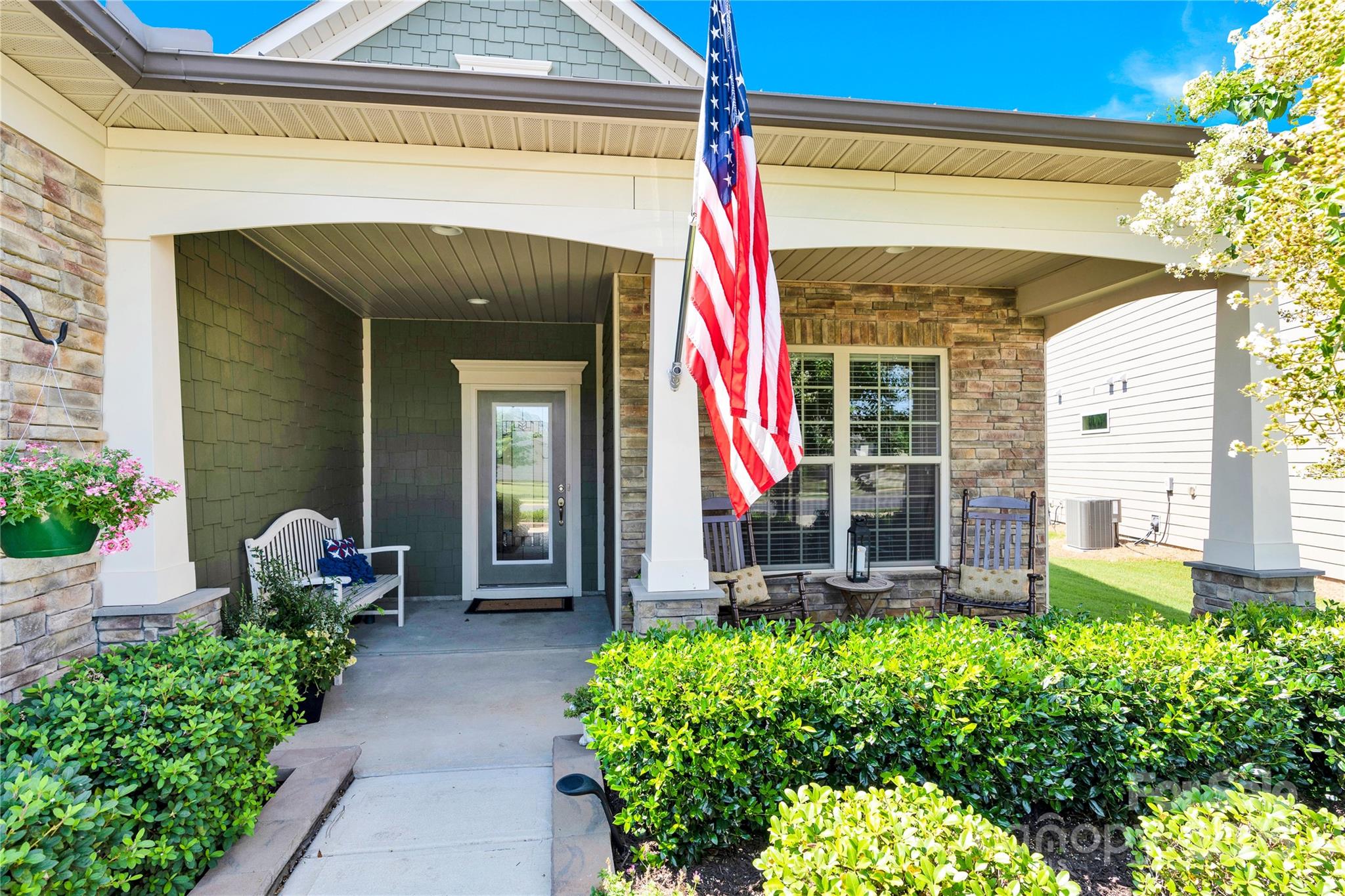 Home for the Holidays! This popular 4-bedroom Martin Ray plan has so many upgrades. Inside, off the entry way, you’ll find a bright Office with French doors. The chef’s Kitchen is a standout with its oversized island, double ovens, gas cooktop, raised dishwasher, coffee nook, Butler’s pantry w/cabinets, and under-cabinet lighting. The Family room has a stone Fireplace w/gas logs that opens to the Sunroom. Enjoy the Screened Porch with overhead fans and an extended custom paver patio that’s great for grilling or entertaining. The Laundry room even has a sink and cabinets for extra convenience. The Primary Bedroom has wood floors, a tray ceiling, and opens to the Ensuite Bath with double sinks, a linen closet, a walk-in tiled shower w/a bench, and a large custom closet. The Drop zone with hooks and cubbies lead to the 2-car Garage with a 4' extension, overhead storage, and a tankless water heater.

The home has an open, easy-flow layout with 3 bedrooms on the main level. Upstairs is the 4th bedroom, a full bath, a loft, a huge walk-in attic, and tons of extra storage.

The home includes custom landscaping, a paver-lined driveway for added width and a clean finished look, and an irrigation system—a place to call home.

Enjoy the resort-style amenities of Carolina Orchards, a 55+ community with indoor & outdoor pools, fitness center, exercise classes, dog park, fire pit, pickleball courts, tennis courts, corn hole, bocce ball, sidewalks, meeting rooms, business center, social groups, and membership to the Anne Springs Close Greenway across the street. Close to shopping, restaurants, and easy interstate access.