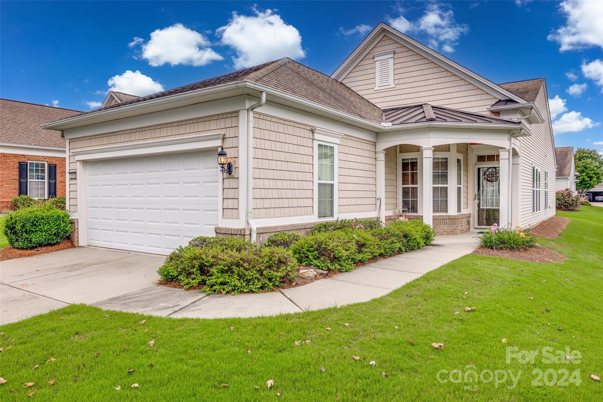***PRICE IMPROVEMENT*** Welcome to 3081 Belews St, a beautifully maintained 1-story home in the highly sought-after 55+ community of Indian Land, SC. Built in 2008. Your new home offers 2 spacious bedrooms, 2 full bathrooms, and a versatile office space perfect for a quiet sitting room or craft space! Step into a home full of character, featuring custom paint and wallpaper that adds a unique touch throughout. The kitchen boasts Corian countertops and thoughtfully designed cabinets with custom pull-out shelving for ultimate organization and ease of use. Enjoy peaceful mornings or relaxing evenings on your covered and screened back porch, perfect for year-round comfort. The community offers impressive amenities, including an outdoor pool, automotive workshop, community garden, and serene common areas. Plus, you're just moments away from the Carolina Lakes Golf Club. Schedule your showing today before your opportunity passes you by!