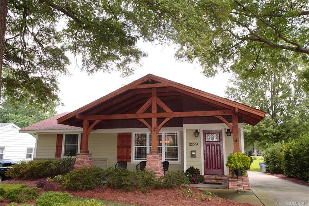 Be part of the hottest and most up and coming part of Sedgefield!!! Lots of new activity (see photo). Nestled amongst of canopy of trees, this charming and fully renovated Sedgefield bungalow is move-in ready.  Open floor plan, oversized master suite and closets.  Rich espresso cabinetry with crown molding throughout.  Tankless water heater and natural gas line for deck grill.  Walking/biking distance to Light Rail plus a number of fantastic restaurants, breweries, shopping, uptown and more!