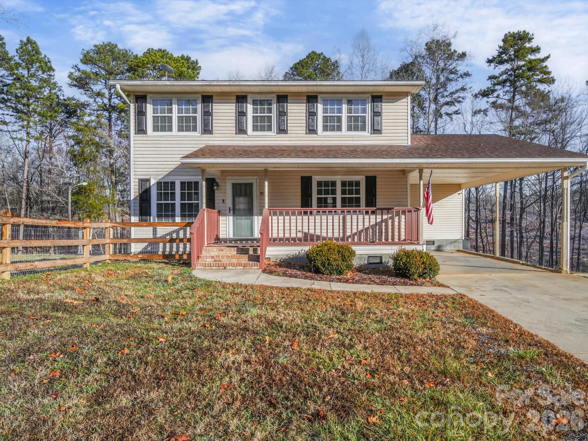 Welcome to peaceful country living at 10351 Fink Road in Mount Pleasant, NC. Situated on 1.33 acres, this beautifully updated 3-bedroom, 3-bath home offers privacy, charm, and modern comfort. Inside, you’ll love the updated kitchen, custom coffee bar, fresh paint throughout, and updated bathrooms. Major improvements include a new roof and a new fenced-in yard, perfect for pets. Step outside and enjoy a yard that opens to a private creek, creating a serene and relaxing outdoor setting. Tucked away in a quiet location yet conveniently located near Hwy 49 and downtown Mount Pleasant, this property offers the best of both country living and everyday convenience.