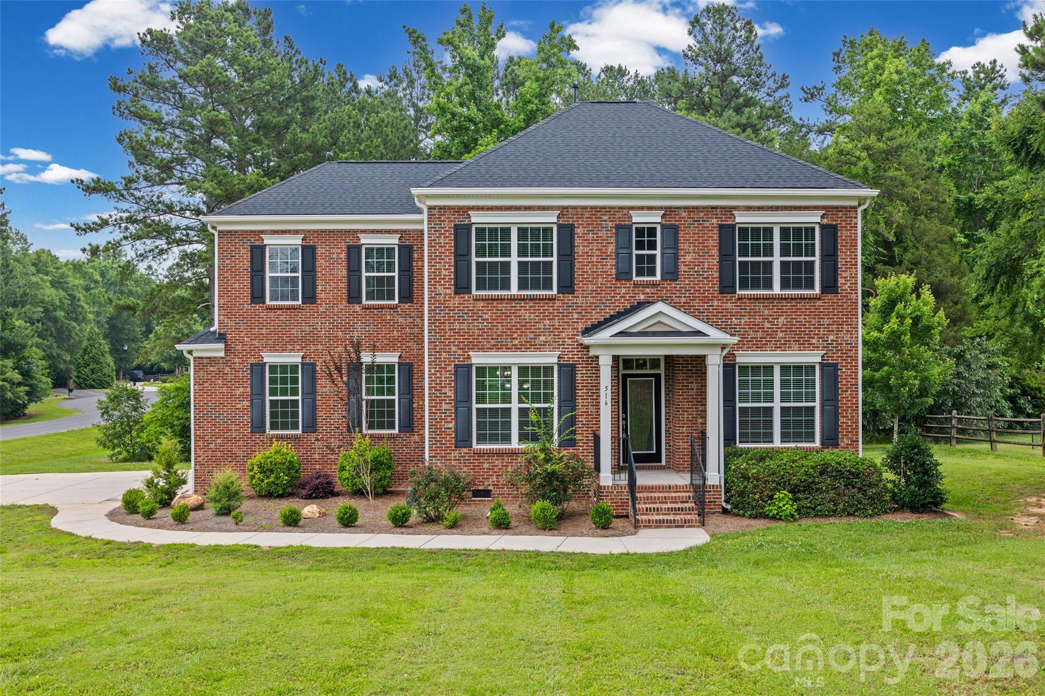 Nestled on 1.19 private acres in the desirable Regal Pines community, this beautifully updated 3-bedroom, 2.5-bath home offers the perfect blend of comfort, space, and privacy. Freshly painted throughout and featuring brand-new luxury vinyl plank flooring and new carpet, this home is truly move-in ready.

The spacious kitchen is designed for everyday living and entertaining, complete with granite countertops, a breakfast bar, and ample cabinet space. Upstairs, you'll find all three bedrooms along with a large bonus/media room already wired for a home theater or gaming setup. The primary suite provides a relaxing retreat with elegant tray ceilings and generous space.

Step outside to enjoy the wooden rear deck overlooking a peaceful setting surrounded by towering pine trees. Gather around the fire pit and simply unwind.  

A brand-new roof with a 50-year lifespan provides added peace of mind, making this home as practical as it is beautiful.