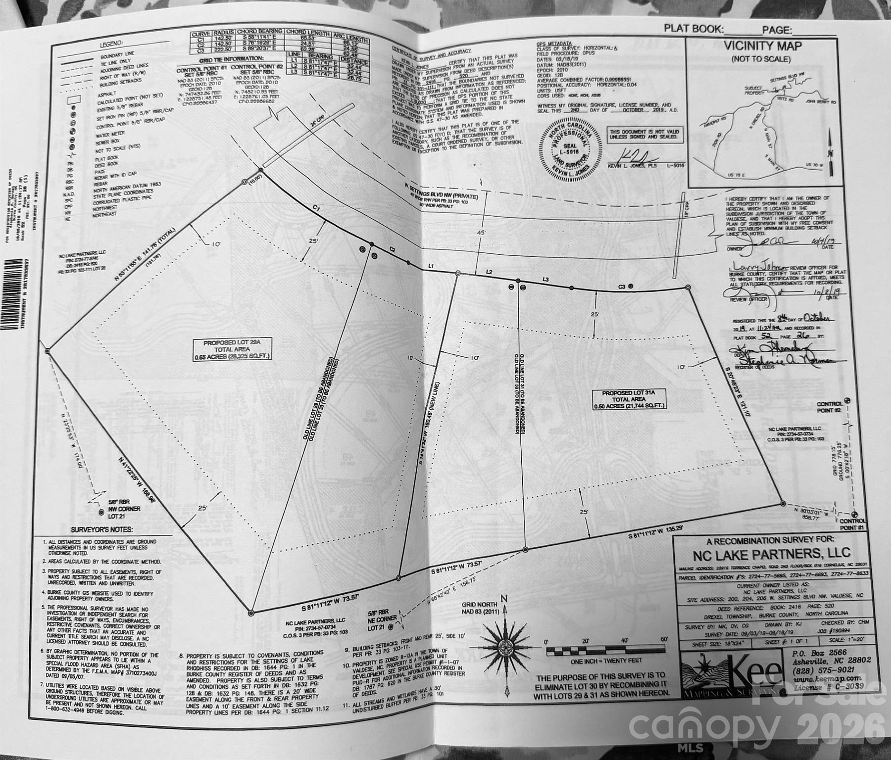 Lake Rhodhiss Estates - Land