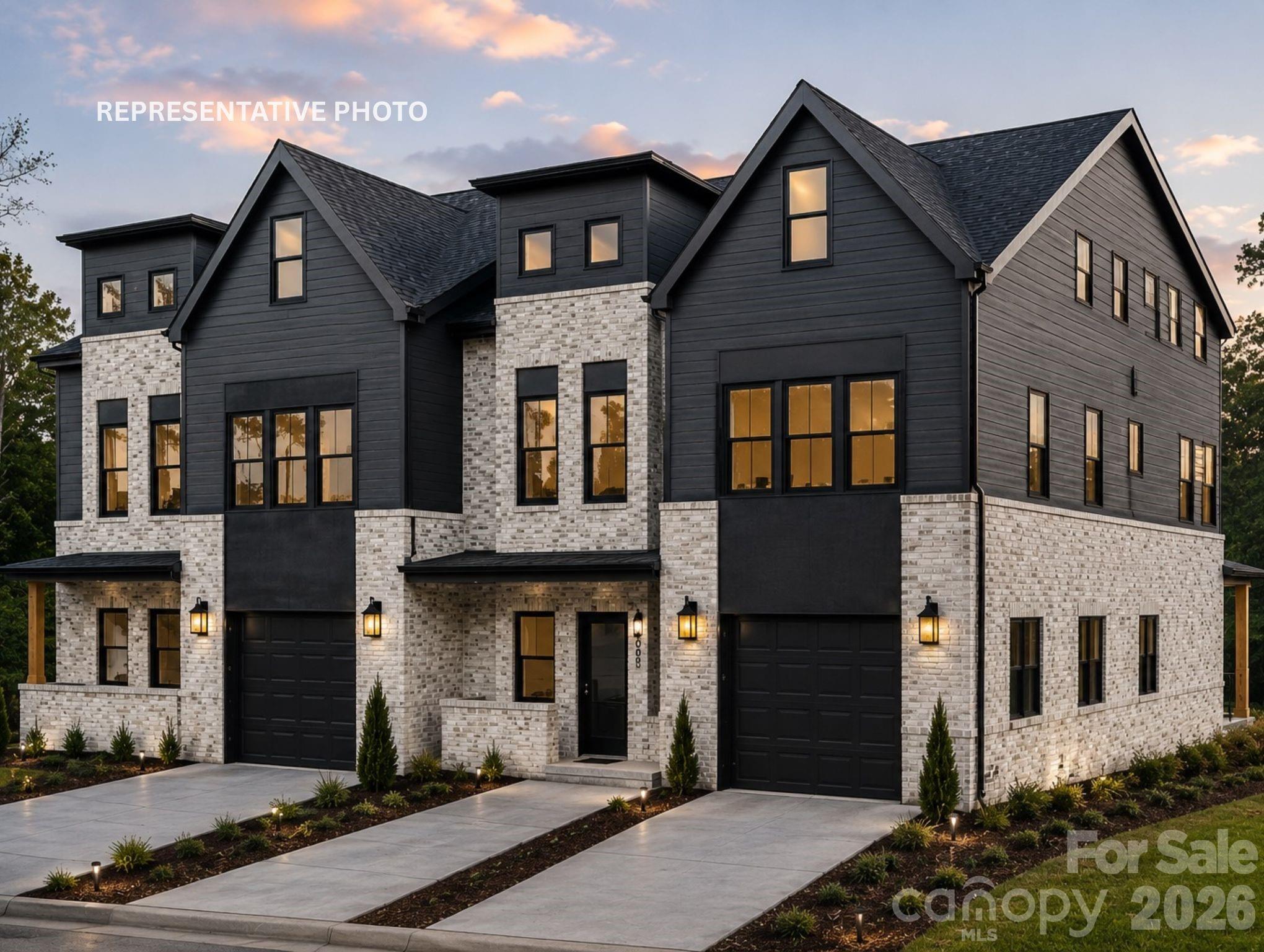 Luxury new construction featuring designer finishes, modern architecture, and thoughtfully curated living spaces throughout. Designed for both everyday living and entertaining, the open-concept floor plan showcases expansive living areas, a beautifully appointed kitchen, premium finishes, generously sized bedrooms, and a luxurious primary suite.
This home combines the style and quality buyers desire with the functionality they need—all with no HOA, a private fenced backyard, covered rear patio, and attached garage. Offering over 2,800 square feet with the ability to expand beyond 3,200 square feet, this is one of the best values currently available in Charlotte for buyers seeking luxury finishes, substantial living space, and new construction at an attainable price point.
Situated in one of Charlotte's fastest-growing and most heavily invested corridors, this home places buyers in the path of continued growth while remaining just minutes from Uptown Charlotte, major highways, restaurants, entertainment, and employment centers.
EXPANSION OPPORTUNITY: Work directly with the builder to expand the third level, creating a 5-bedroom floor plan with additional flex space and increasing the home's total living area to over 3,200 square feet. Whether used as a guest suite, home office, media room, or bonus living area, the expanded layout offers exceptional versatility and long-term value.
BUILDER INCENTIVES AND PREFERRED LENDER FINANCING INCENTIVES AVAILABLE. Multiple new construction opportunities may be available. Contact the listing agent for information on additional homes, floor plans, and upcoming inventory.