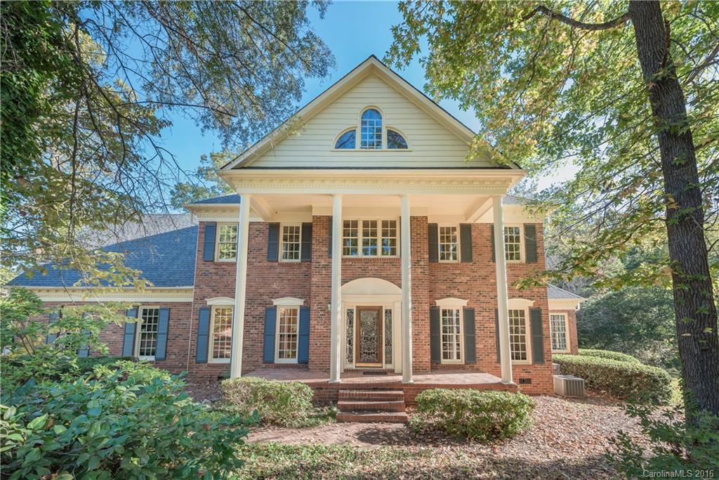 Amazing one owner custom home in one of Rock Hill’s prestigious neighborhoods, Harlinsdale. Great location & tons of square footage. This all brick 3-story home features: Grand foyer entrance w/ large formal DR & LR w/ beautiful columns, huge kitchen w/ center island w/ breakfast bar, dining area w/ bay window overlooking magnificent 3-tier deck & private back yard, spacious master w/ sitting room, stone fireplace in GR, wet bar, & breath-taking sunroom. 5BR, 3.5 BA. 1yr home warranty included!!