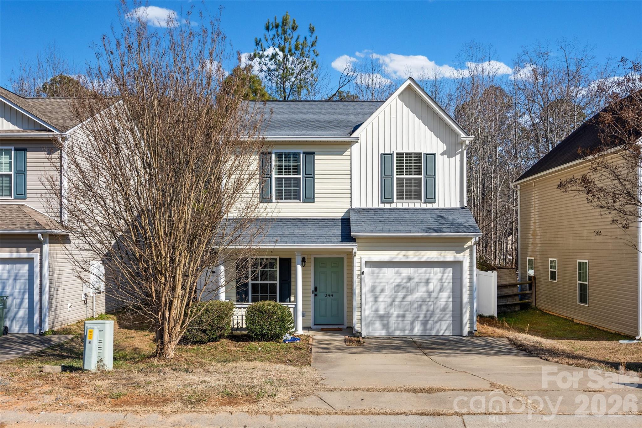 Welcome to this move-in ready Fort Mill home with NO HOA, a fenced backyard, and an unbeatable location near Downtown Fort Mill, Indian Land, Ballantyne, and Anne Springs Close Greenway! This beautifully maintained 3-bedroom, 2.5-bathroom single-family home with a one-car garage offers the perfect combination of comfort, convenience, and flexibility in one of the Charlotte area’s most desirable locations. Step inside to discover an inviting layout with 9-foot ceilings, abundant natural light, and stylish finishes throughout. The living room creates the ideal setting for relaxing evenings, entertaining guests, or everyday living. The kitchen is designed with both function and style in mind, featuring granite countertops, a breakfast bar, ample cabinet space, and updated stainless appliances including a new oven and microwave (2025) plus dishwasher (2023). Upstairs, the oversized primary suite offers a peaceful retreat with vaulted ceilings, a private en-suite bathroom, and generous closet space. Two additional bedrooms provide flexibility for guest rooms, a home office, fitness space, or growing household needs. Enjoy outdoor living year-round in the fully fenced backyard — perfect for pets, cookouts, gardening, or quiet evenings under the stars. With NO HOA restrictions, you’ll enjoy added freedom rarely found in this highly sought-after Fort Mill location. Conveniently located just minutes from shopping, dining, entertainment, parks, and top commuter routes, this home is also only 15 minutes from The Bowl at Ballantyne and close to the outdoor recreation, trails, and events at Anne Springs Close Greenway. If you’re searching for a home in Fort Mill with no HOA, granite countertops, updated appliances, fenced yard, and easy access to Ballantyne and Indian Land, this home is a must-see.