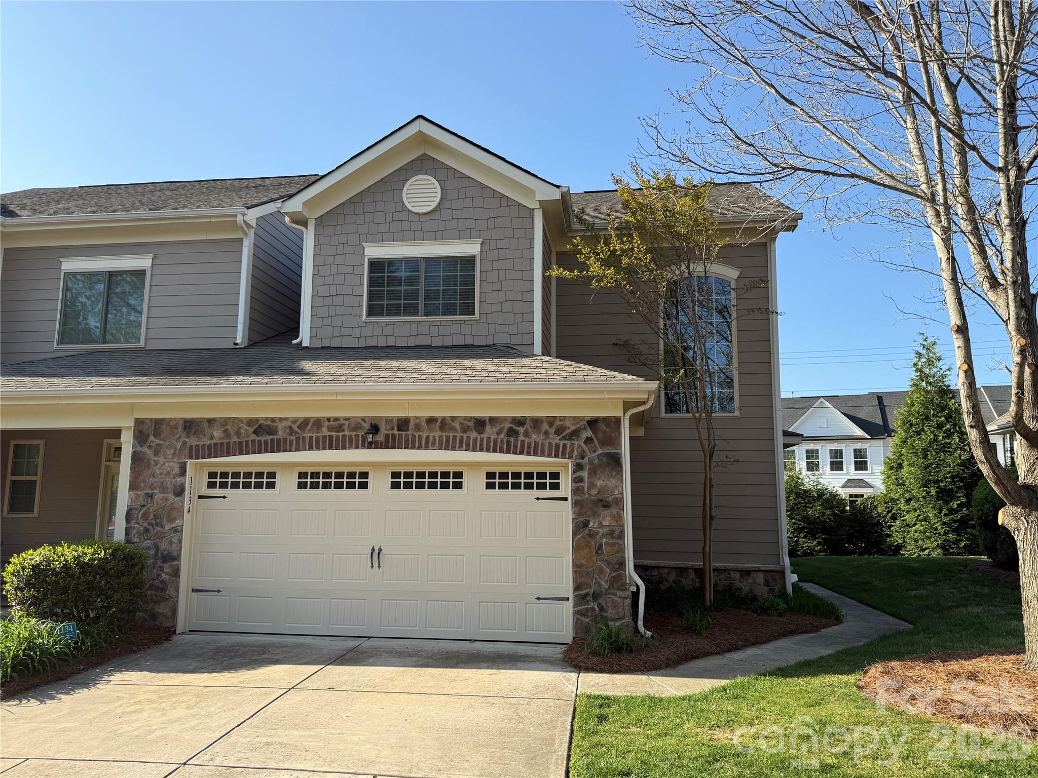 Discover the easy, connected lifestyle you’ve been looking for at 1134 Stuarts Landing Drive. This inviting end unit townhouse welcomes you with sun-filled living spaces, an open layout perfect for everyday living, and a kitchen designed for both cooking and gathering. The MAIN FLOOR PRIMARY SUITE offers a peaceful retreat, while upstairs, additional bedrooms provide flexibility for guests, work, or hobbies.

Outside you'll discover that you’re moments from everything that makes Cramerton special—Goat Island Park, scenic riverfront trails, charming local shops, and the friendly, community vibe the town is known for. With low-maintenance living and a location that puts Charlotte, Belmont, and the airport within easy reach, this home delivers comfort, convenience, and a lifestyle you’ll love coming home to.