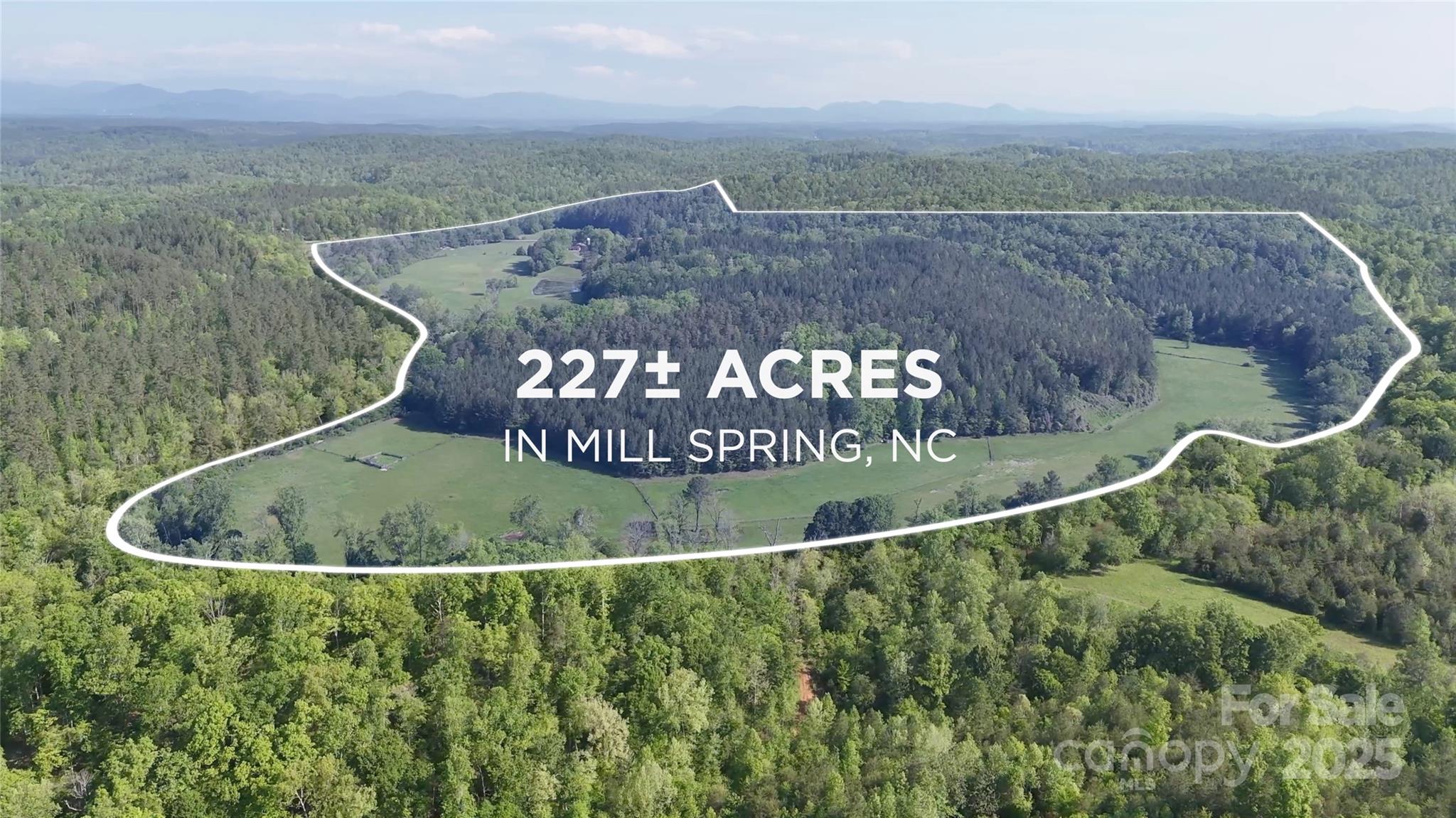Discover a rare AUCTION opportunity to own a 227± acre riverfront estate in Mill Spring, NC, featuring over 1.5 miles of Green River frontage. This exceptional property boasts 55± acres of fenced pasture, a 30' x 60' metal barn, and a versatile 3-bedroom, 1-bathroom barndominium with a 1,650± sq ft residence and 1,875± sq ft shop. Ideal for equestrian enthusiasts, it's located just 5 miles from the renowned Tryon International Equestrian Center.

The land offers a 5.5-acre stocked pond, hardwood forests, open fields, and abundant wildlife, providing endless opportunities for fishing, hunting, kayaking, and hiking. This property is perfect for those seeking a private retreat, a family compound, or a 1031 exchange investment in a rapidly growing region.

Auction Date: May 29, 2025, at 5:00 PM ET. On-site and online bidding available. Preview on May 23, 2025, from Noon to 5:00 PM. Property sells "AS IS" with no contingencies; buyer pays all closing costs.