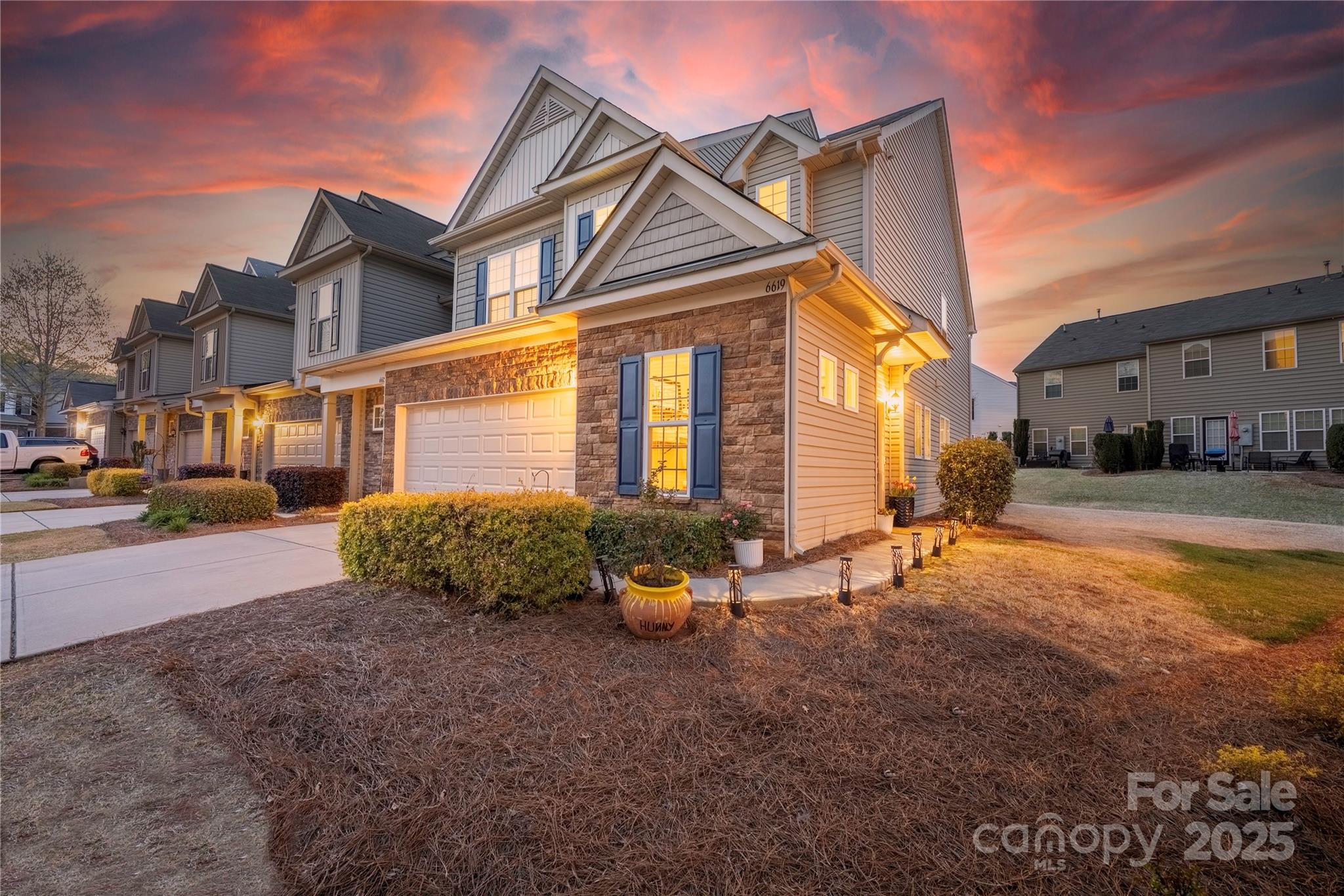 Welcome to this stunning end-unit townhome in the highly desirable Park South Station neighborhood. This 3-bedroom, 2.5-bathroom home features one of the most sought-after floorplans in the community. Enjoy a bright, open layout with a gorgeous white kitchen, and a beautiful sunroom complete with built-in bar and cabinetry—perfect for entertaining. The dedicated front office provides a quiet space to work from home. Upstairs you’ll find a spacious primary suite along with two comfortable guest bedrooms. The private rear patio is ideal for relaxing or hosting guests. Park South Station offers premium amenities including a pool, clubhouse, fitness center, dog parks, Google Fiber, and gated security. The community connects to the Sugar Creek Greenway and is just minutes from the Archdale light rail station. You’ll love the convenience of being close to SouthPark’s premier shopping, dining, and nightlife. Close proximity to highways.  Don’t miss your chance to call this amazing home yours!