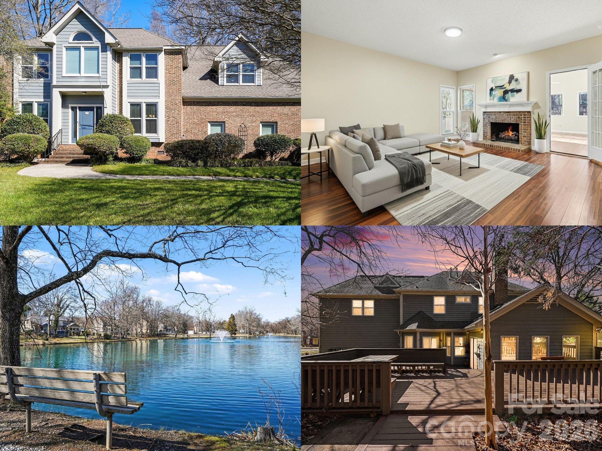 Summer is calling! Cast a line at the community fishing pond, take a stroll along the walking trails, or spend the afternoon at the neighborhood playground. Beautifully updated Arthur Rutenberg home, built by a renowned luxury builder known for timeless design and exceptional craftsmanship, offering over $150,000 in improvements and refined living inside and out. Exterior features include newer HardiePlank front siding, a sunroom/den addition, newer windows, insulated garage door (2023), leaf gutter guards, and an insulated, electrified hobby shed. Enjoy your backyard oasis with approximately 700 sq ft of double decks with built-in lighting overlooking a fenced backyard, perfect for entertaining! This home is protected with a termite bond, roof shingle warranty and water heater warranty with Piedmont gas still intact!

Inside, the home features fresh paint throughout, updated main-level flooring, and a gas-insert fireplace. The upgraded kitchen offers refaced cabinetry, granite countertops, and custom pull-out drawers. A 16x20 sunroom/media room provides flexible living space and a ton of light. Upstairs includes a primary suite with custom closet and updated bath. The bathroom offers a tiled walk in shower, free standing soaker tub, new flooring and plenty of vanity space.  The refreshed shared bath features tile shower, glass enclosure, and new flooring-complemented by three additional spacious bedrooms!

Located in a desirable community with pond views (yes you can fish!), walking trail, and a playground, just minutes from RiverGate Shopping Center, dining, medical facilities, and easy airport access.