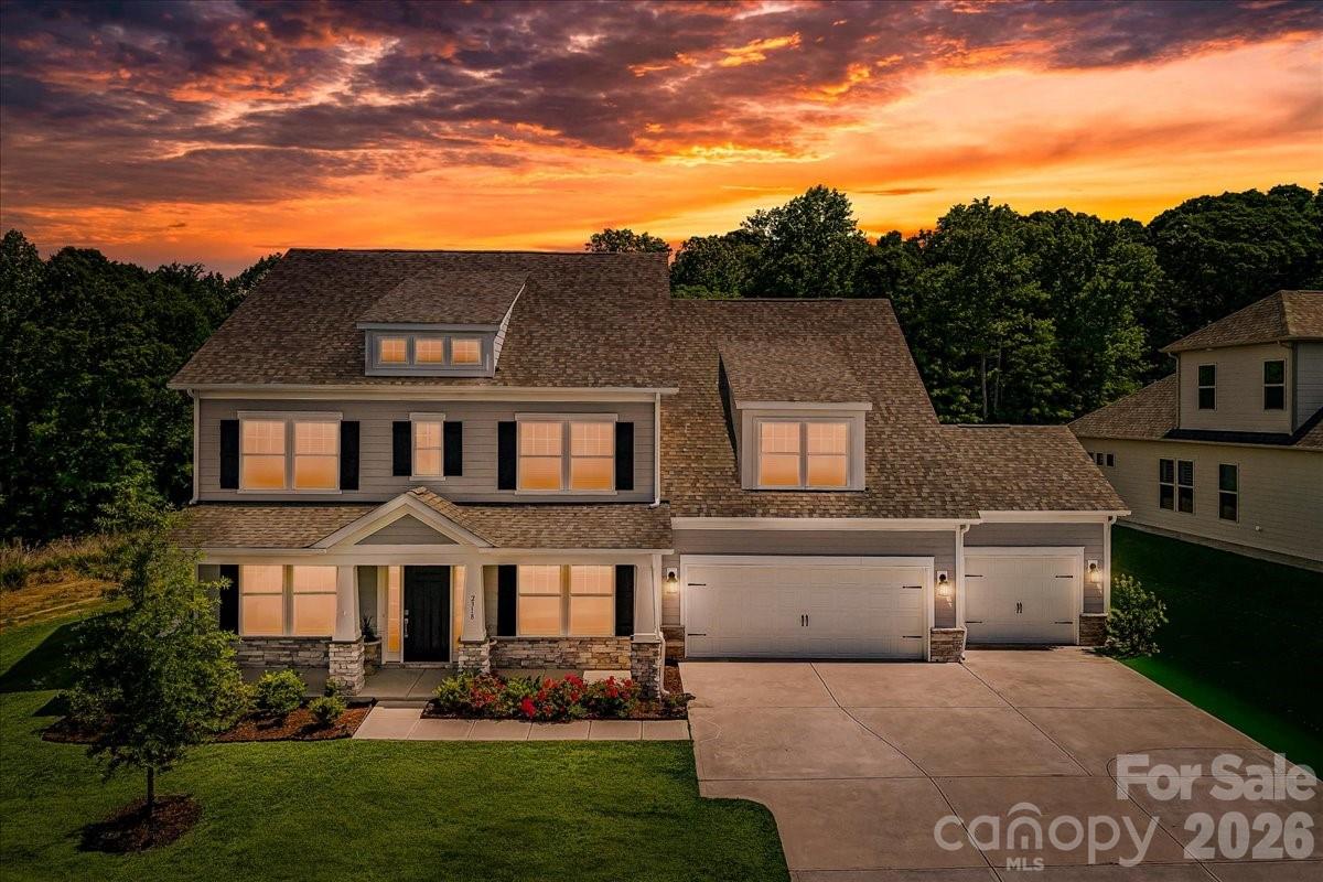 Welcome to this beautifully designed two-story home in the highly sought-after Preserve at Barber Rock, thoughtfully designed for both everyday living and entertaining. This key-turn ready five-bedroom home features a highly desirable multigenerational layout with a full bedroom and full bath on the main level, ideal for guests, extended family, or flexible living needs, along with a private office perfect for working from home.

Inside, you’ll find spacious living areas filled with natural light and a layout that flows effortlessly from room to room. Upstairs features a large bonus room offering endless possibilities for a media room, playroom, fitness space, or secondary living area.

Step outside to enjoy a beautiful flat, usable backyard with a peaceful tree-lined backdrop, perfect for entertaining, play, gardening, pets, or simply enjoying outdoor living with plenty of room to relax and unwind.

Located in a highly sought-after neigborhood with a community pool, this move-in-ready home offers comfort, flexibility, and convenience all in one, just minutes from Ballantyne, shopping, dining, top-rated schools, and major commuting routes. This home truly checks all the boxes and is the perfect place to begin your next chapter.