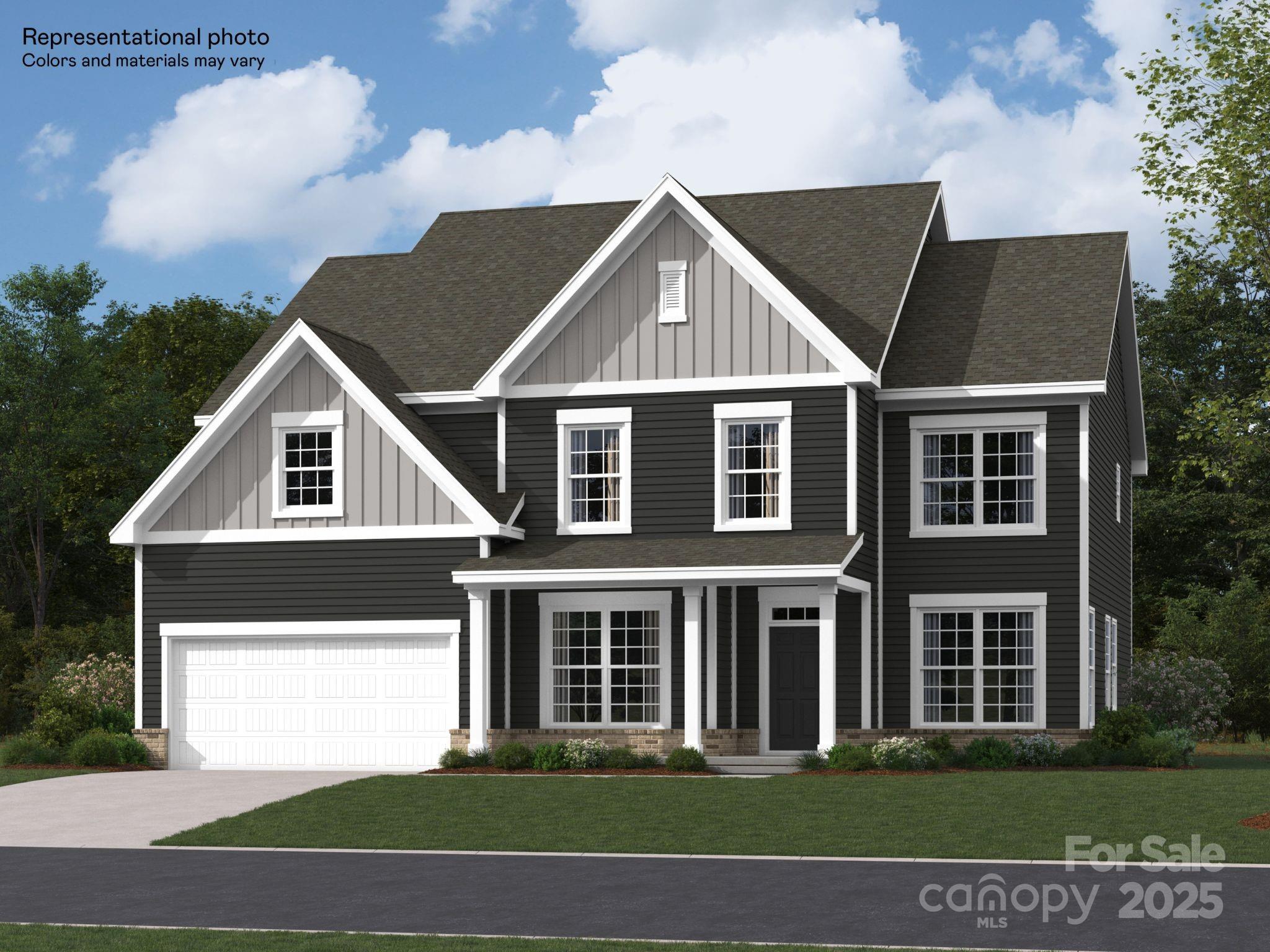 This new two-story home is a family-friendly haven. The first floor features an open-plan family room, kitchen, and nook for shared moments, a formal living and dining room for great parties, a den for quiet reading, and a patio for starlight suppers. Upstairs are a versatile bonus room, three secondary bedrooms with walk-in closets, and an owner’s suite with two walk-in closets. Plus, our signature Everything's Included program means you will get a gourmet kitchen with double ovens and cooktop, quartz or granite kitchen countertops, subway tile backsplash, ceramic tile, luxury vinyl plank flooring, and a gas fireplace (per plan) at no extra cost! Harris Mill located in a sought-after Indian Land, offers luxury homes and quarter acre and wooded homesites. Homeowners will enjoy nearby proximity to great shopping and dining at the Promenade at Carolina Reserve, Waxhaw, and Ballantyne.