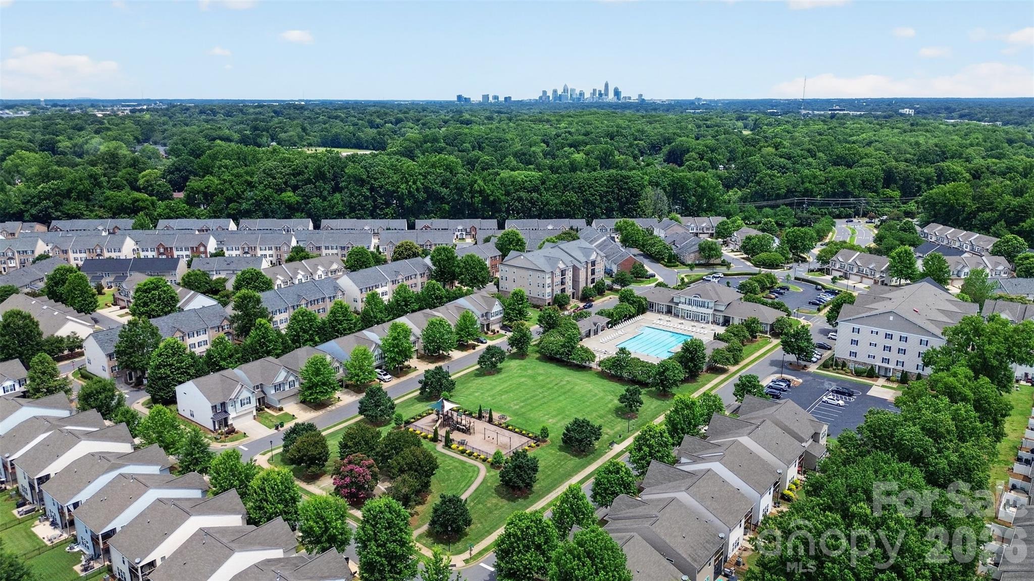Welcome to 6629 Portland Rose Lane, where stylish, low-maintenance living meets one of South Charlotte's most desirable communities. Nestled within vibrant Park South Station, this beautifully maintained townhome offers the perfect blend of comfort, convenience, and connection—designed for those who appreciate an easy, lock-and-leave lifestyle without compromising on style.  Step inside and discover this inviting space that feels both warm and sophisticated. Thoughtfully designed for everyday living and effortless entertaining, the home provides the flexibility today's buyers seek, whether hosting friends for dinner, creating a productive work-from-home retreat, or simply unwinding after a busy day. This home provides an atmosphere that is welcoming, relaxed, and ready to make lasting memories.  The beauty of life at Park South Station extends far beyond your front door. Residents enjoy resort-inspired amenities including a sparkling community pool, clubhouse, fitness center, beautifully maintained green spaces, and scenic walking paths that encourage neighbors to connect and enjoy the outdoors. Spend weekends lounging by the pool, meeting friends at nearby restaurants, grabbing coffee at a favorite local spot, or exploring the nearby greenway.  Location is everything, and this home delivers. Perfectly positioned in SouthPark where you appreciate easy access to some of Charlotte's best shopping, dining, entertainment, and everyday conveniences. Whether you're commuting Uptown, heading to the airport, enjoying an evening out, or running errands close to home, you'll love the ease of having everything you need just minutes away.  Here, weekends are spent enjoying experiences rather than maintaining a home, neighbors become friends, and the best of Charlotte is always within reach.  Social events are plentiful, with weekly food trucks, seasonal festivals and direct access to the Sugar Creek Greenway.   If you've been searching for a home that feels polished, practical, and perfectly placed, this is your opportunity to embrace the sought-after Park South Station lifestyle and enjoy all the advantages of modern townhome living.   HOA fees include exterior maintenance; including roof, lawn maintenance, water (by Aqua) and sewer.