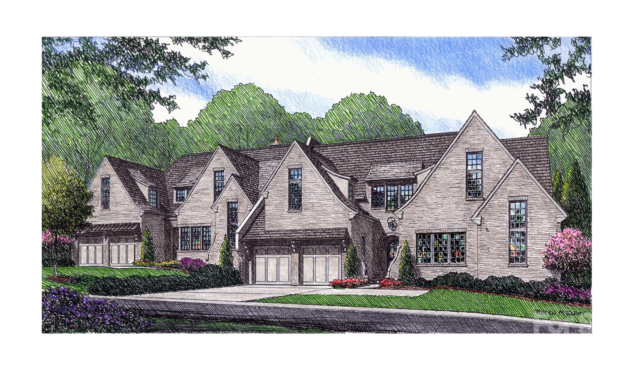 Simonini’s newest luxury duet! Walking distance from Myers Park Country Club tennis courts on Sharon Rd. and the Club on Roswell Ave.  Home is 4127 square feet with primary bedroom on main level.  First floor flex room with en-suite bath can also double as an additional bedroom. Designed for the entertaining enthusiast, with high end appliances, along with scullery featuring built-in coffee system and wine cooler.  The open living and kitchen areas flow seamlessly to covered patio. Rear brick fencing with private landscaping, mud room, scullery, covered porches, upstairs bonus room, and no HOA makes this live like a single family home!! 
Note: Option to install pool!