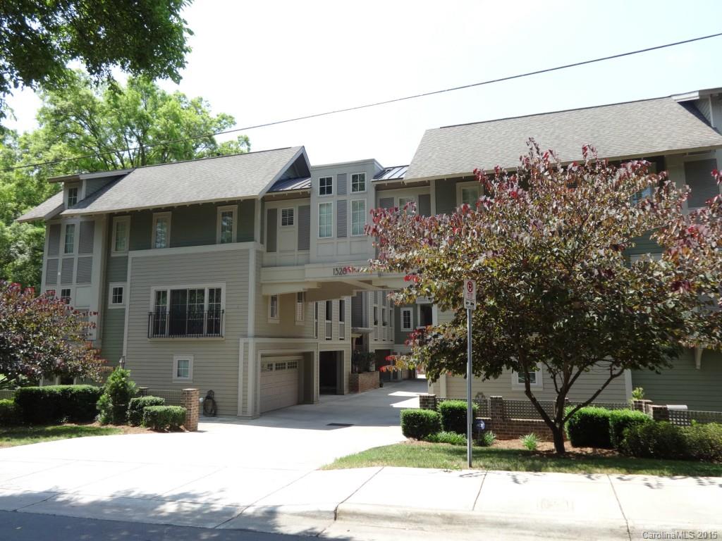 Hard to find 3 bedroom 2.1 bath condo with 2 car garage in Dilworth.  Features include extensive hardwood floors, modern design, computer niche, granite counter tops & stainless steel appliances in kitchen, large family room with fireplace, spacious master suite with walk-in closet, convenient laundry room on same level as bedrooms, lots of storage space, patio in back, deck on second level, and perfectly located close to shopping, restaurants, and minutes to uptown.