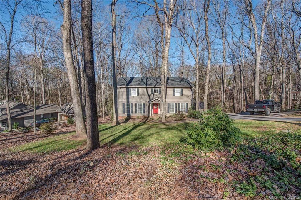 “Beautiful Colonial in the amenity rich and highly sought after gated community of River Hills! This home sits on a ½ acre lot and feature’s Brazilian hardwoods, stainless appliances, granite counter tops, dual gas/log fireplace in the living room and master bedroom, private master balcony, large deck, freshly textured / painted walls throughout, and so much more. Enjoy piece of mind with 24 hour security, low taxes and award winning Clover School District. Wake up to a symphony of unique birds.