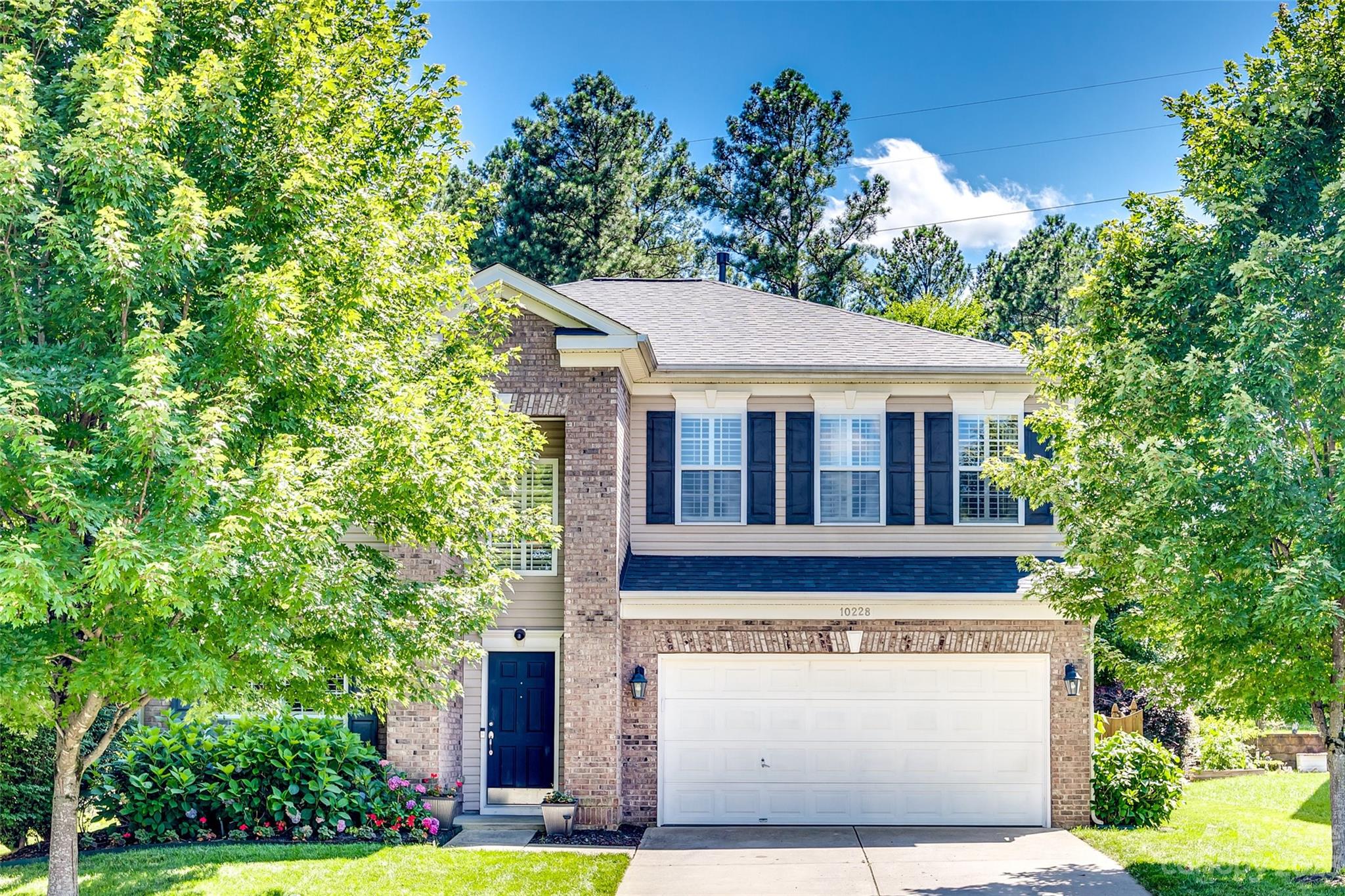 Don't miss  the opportunity to own this stunning home in a well sought after neighborhood. The covered back patio offers a serene setting where you can relax, have a cup of coffee and enjoy the privacy of your backyard. Crown molding throughout the house adds a touch of elegance. The primary suite, which is on the main level, is spacious with vaulted ceilings. There are 3 additional large bedrooms upstairs and a loft that would be great for a TV room, home office, or sitting area. The home has been meticulously maintained and is move-in ready.