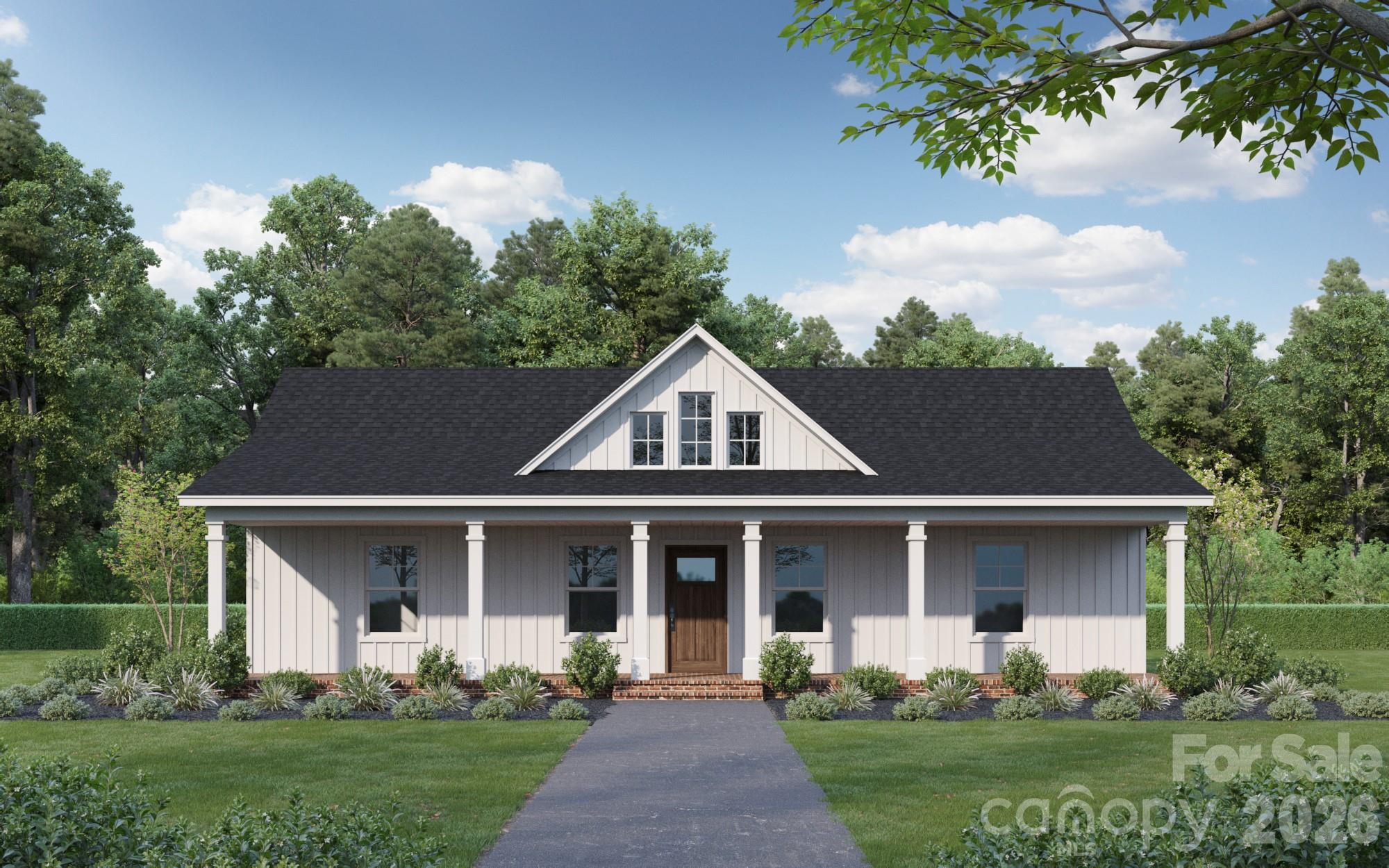 Photos are representational only of a propose build.  Welcome home to this beautiful 3-bedroom, 2-bathroom ranch nestled on a spacious 1.65-acre lot! Step inside to find a bright and airy open-concept living space that perfectly connects the kitchen, dining, and living areas, ideal for everyday living and entertaining. Enjoy your morning coffee on the charming rocking-chair front porch, or head out back to take in the serene views, as the property backs up directly to the golf course. Combining the peace of acreage with golf course proximity, this home truly offers the best of both worlds. Up to 3,500 in seller credit when you use approved lender.