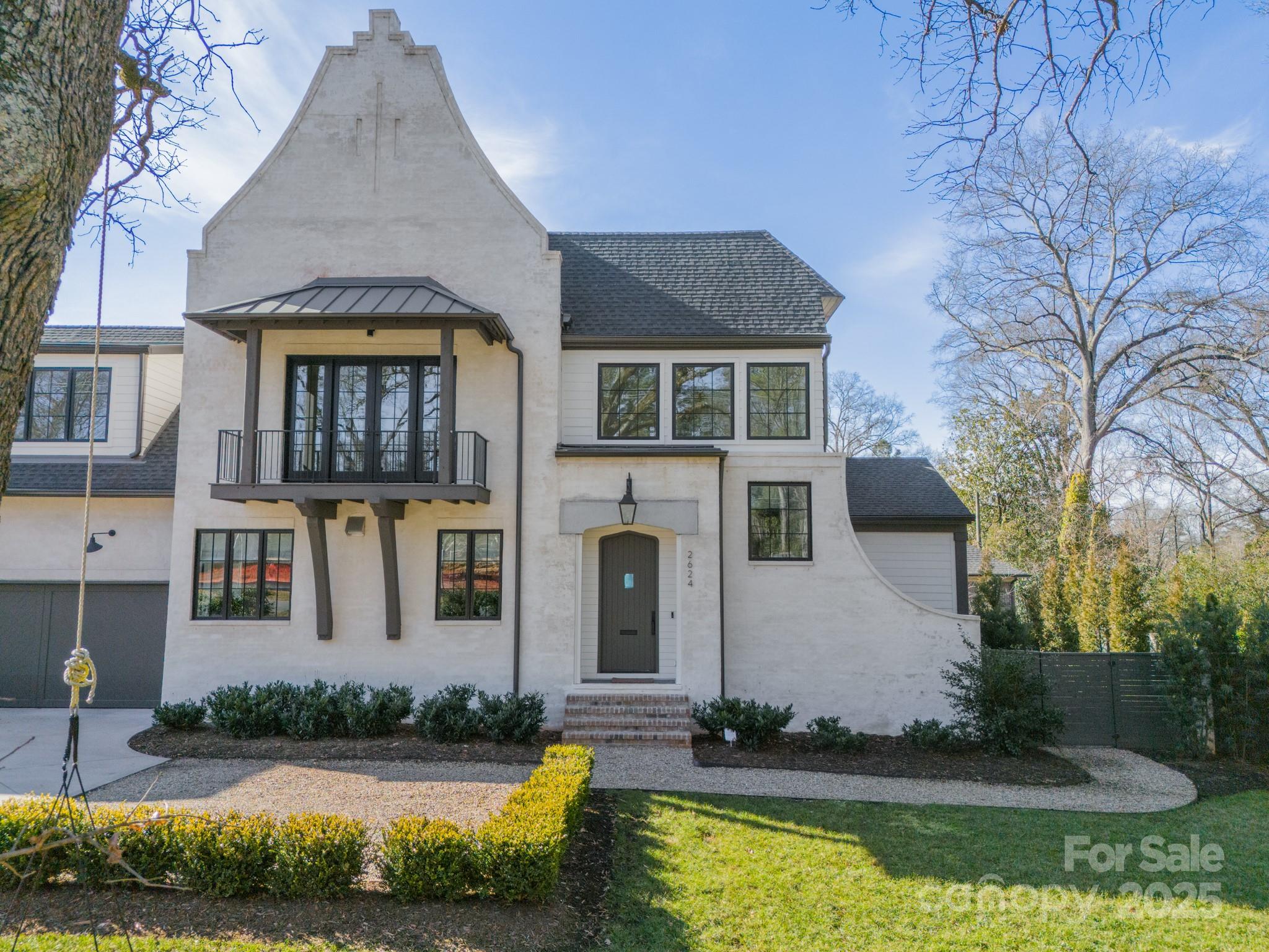 Stunning, like-new custom home situated in Old Foxcroft with easy access to uptown and south Charlotte. Gorgeous, light-filled open living spaces perfectly designed for relaxing at home and entertaining with ease. Gourmet kitchen includes La Cornue dual fuel range, custom hood, 48” Sub-Zero built-in refrigerator. Great room with state-of-the-art temperature and humidity controlled wine storage for up to 700 bottles of wine.  Flexible living floor plan with a true primary suite on both floors. 3 additional bedrooms + loft with wet bar and beverage center on upper level. Incredible storage throughout, some fully finished, and professionally designed custom closets make this home truly one of a kind.  Glass doors off great room reveal seamless indoor/outdoor living on the heated patio that overlooks beautifully landscaped private backyard. 2 car garage and plenty of parking in the wrap-around driveway.  Oak floors, steam shower, generator, and custom dog door.  This home is a must see!