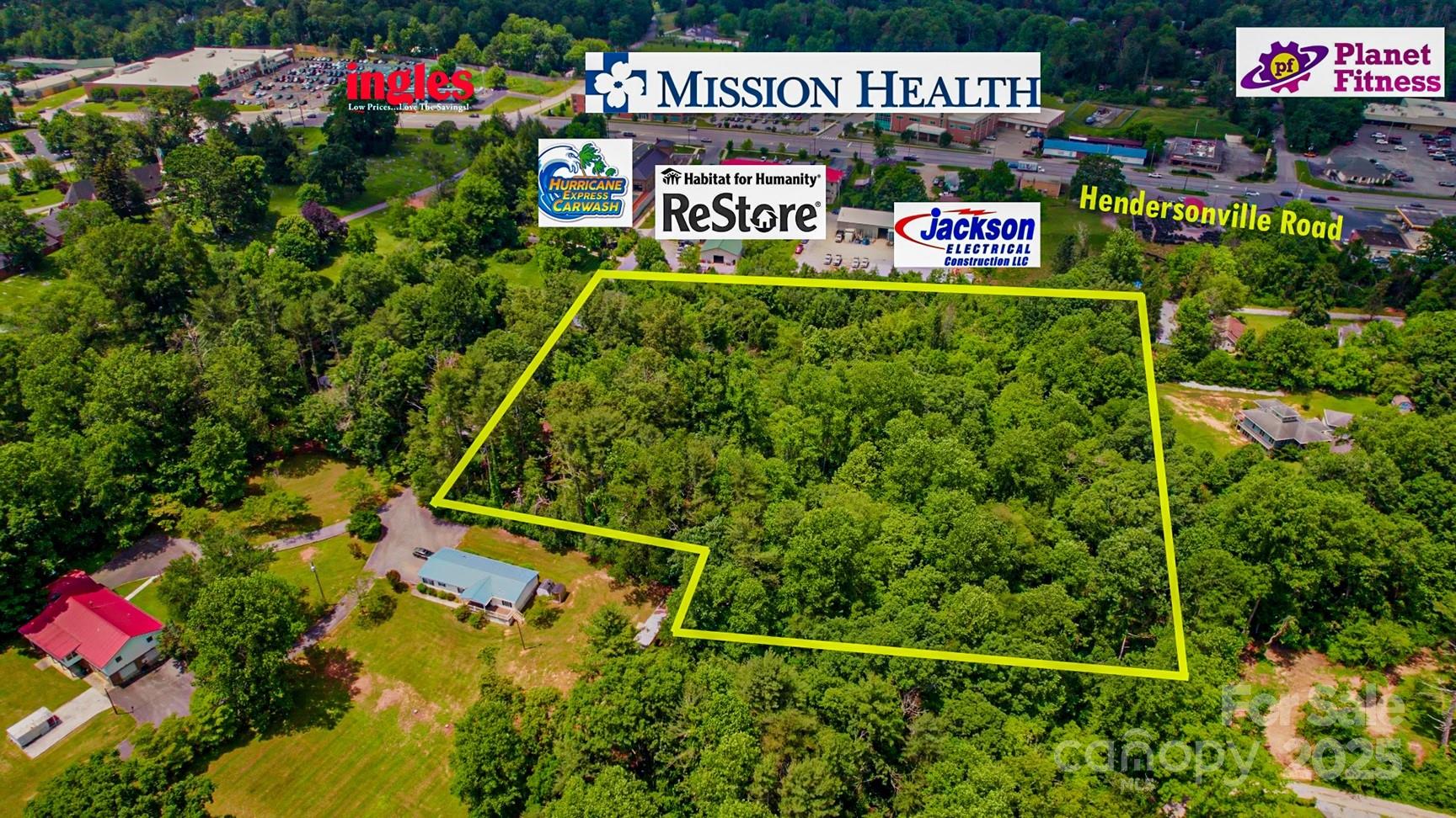 5.4/ac of raw land ready to be developed in the Arden/Fletcher area close to Ingles and Pardee Urgent Care.  Great location for a small warehouse or small mfg, auto, machine shop, etc.