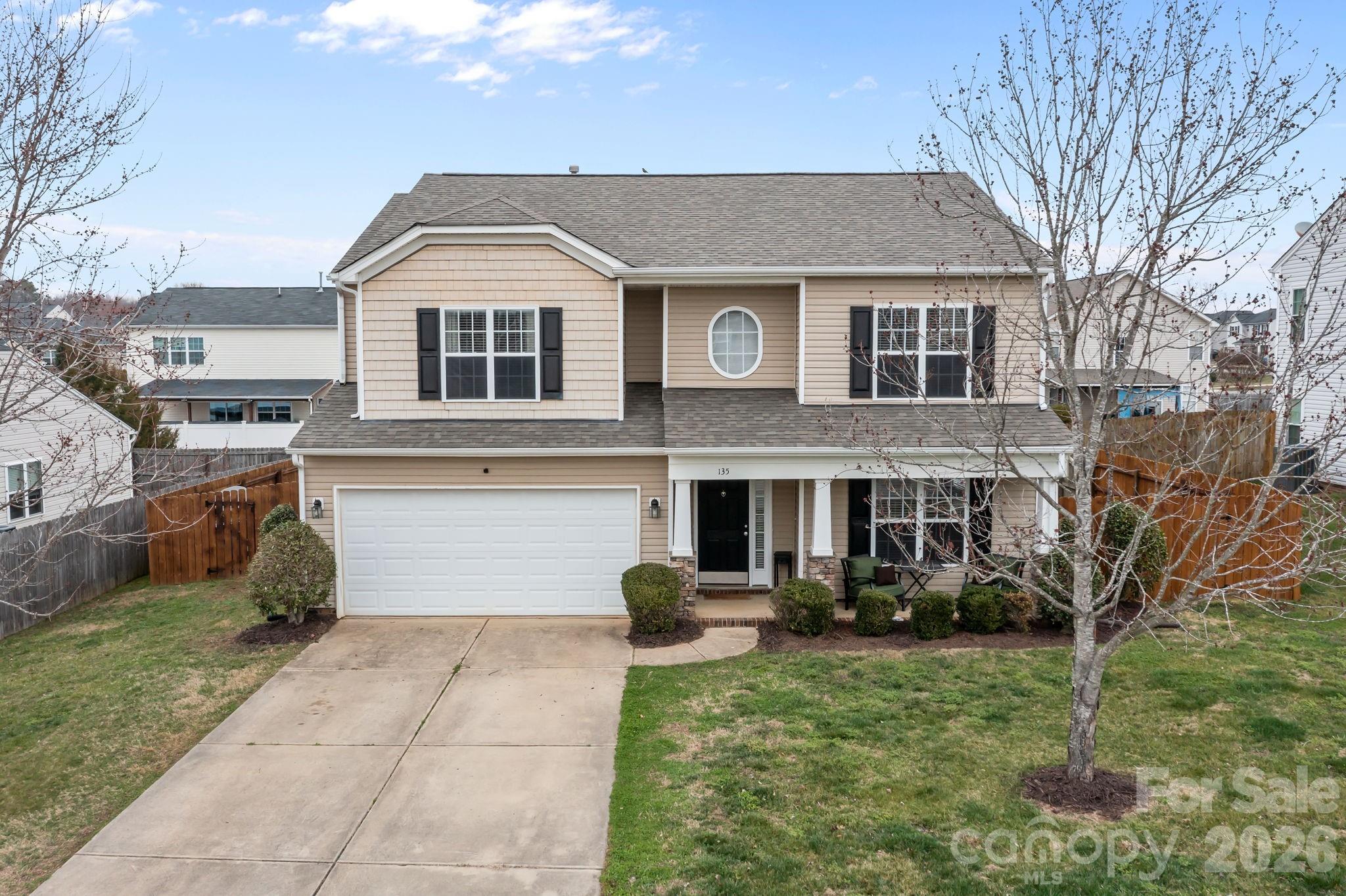 Welcome to 135 Spring Meadows Drive in Lincolnton, a well maintained 4 bedroom, 2.5 bathroom home with thoughtful updates throughout. The main level features updated vinyl flooring, while the upstairs offers 2019 carpet for a fresh, comfortable feel. A new roof adds peace of mind, and the newly installed fence creates a private backyard perfect for relaxing or entertaining. Conveniently located just minutes from downtown Lincolnton, local parks, shopping, dining, and with easy access to Highway 27 and Highway 321 for a smooth commute to Lake Norman or Charlotte, this move in ready home offers space, value, and convenience all in one.