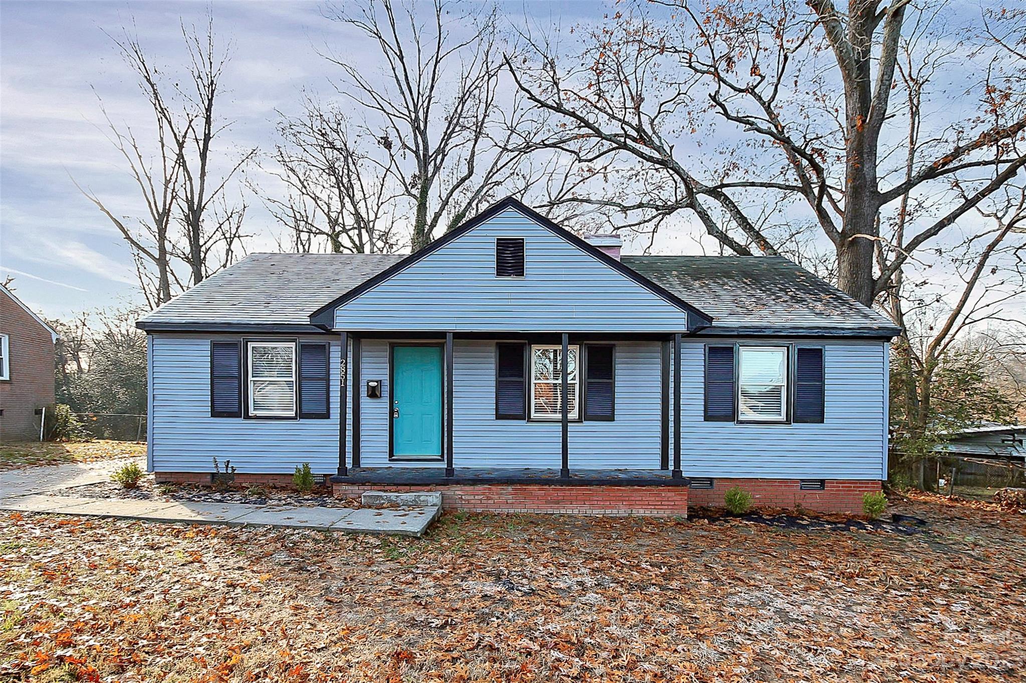 Welcome to 2851 Burbank Drive, a beautifully remodeled 4 bed 1 bath in the University Park area of Northwest Charlotte. As you slowly drive up, you'll be taken aback with awe, and will quickly realize why this home is the envy of the entire neighborhood. The new, freshly painted exterior will arrest your attention, marked by a beautiful tiffany blue door and restored front porch. Stepping inside, rich, dark, hardwood floors and warm light flood in, inviting you and your guests to be completely at home. A kitchen abundant with new cabinetry, solid-surface countertops, and a SS dishwasher and electric range will have you fully prepared to host any occasion. Whether starting a family or looking to rent the property, not three, but FOUR bedrooms provide ample space for whatever your needs might be. Finally, a cleared, spacious backyard makes the home complete. FOUR bedrooms, at this price, condition, and location in Charlotte is non-existent!! Book your showing before it's gone!!
