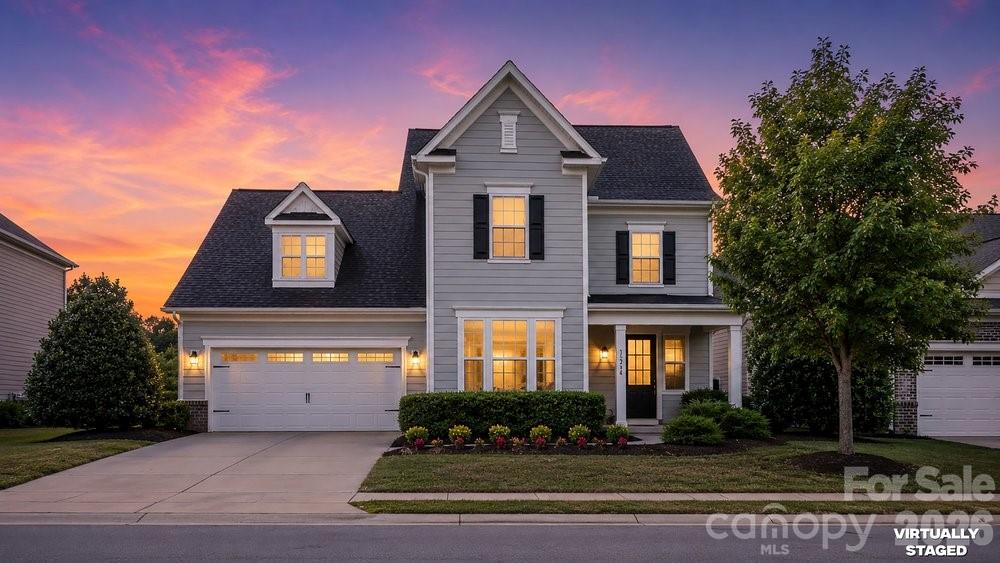 PRICE IMPROVEMENT!!! Welcome home to charming 11926 Grey Partridge Drive in the Chapel Cove Community where each and every home is Energy Star Certified saving you up to 30% on energy usage. This community is ideally located in the Steele Creek/Lake Wylie area with shared lake access points. This beautiful home boasts of open floor plan with abundant natural light throughout, chef’s kitchen with granite countertops and designer cabinets, a screened patio overlooking the lovely private neighborhood pond, hardwood floors on main level. Also included in the 3 bay garage is an electric charging station for energy efficient vehicles. The home has recently been painted, landscaped, staged and is move in ready for you to call your own. Upstairs, the laundry room is conveniently located near all bedrooms. As a bonus, the home features a dedicated cinema/theater room, and the couches, speakers, screen, and media equipment will be conveyed with the sale. If outdoor living is your vibe then you need look no further. This home offers a completely fenced backyard with extended brick paver patio for entertainment and enjoyment beyond the generous screened porch with two outdoor ceiling fans making outdoor entertaining enjoyable year round. Take advantage of the highly sought-after community amenities that make this neighborhood so attractive. Don’t miss out because this gem will not last long. Make it yours today.
