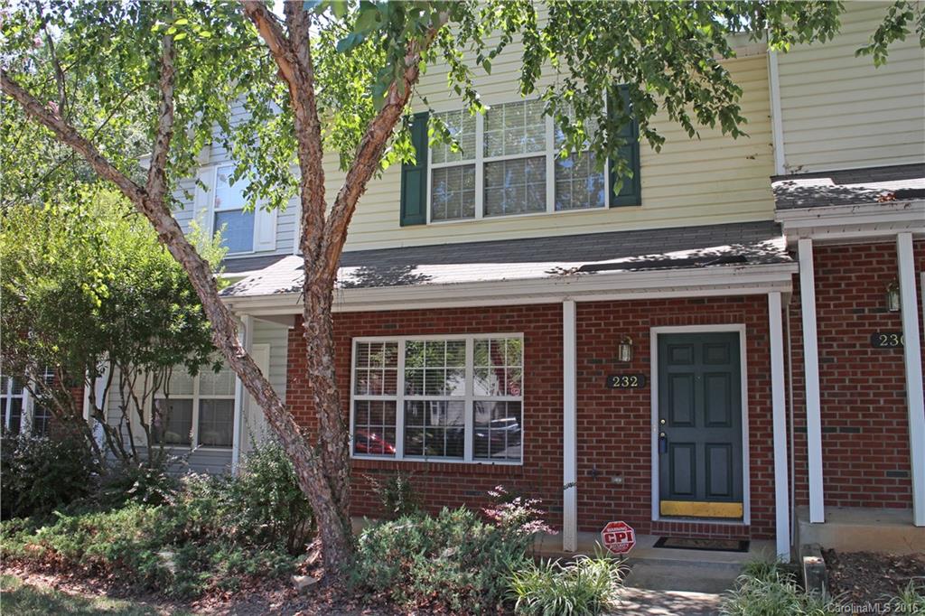 Check out this fantastic town home right over the river in Fort Mill and in the Fort Mill school district.  The downstairs features a large living area with a gas fireplace and space for a dining table.  The kitchen has a great bar/island, pantry, laundry room, and half bath.  The kitchen leads to a patio area that includes a separate locked storage space.  The upstiars features 2 bedrooms, each with their own bathroom and walk-in closets.  The