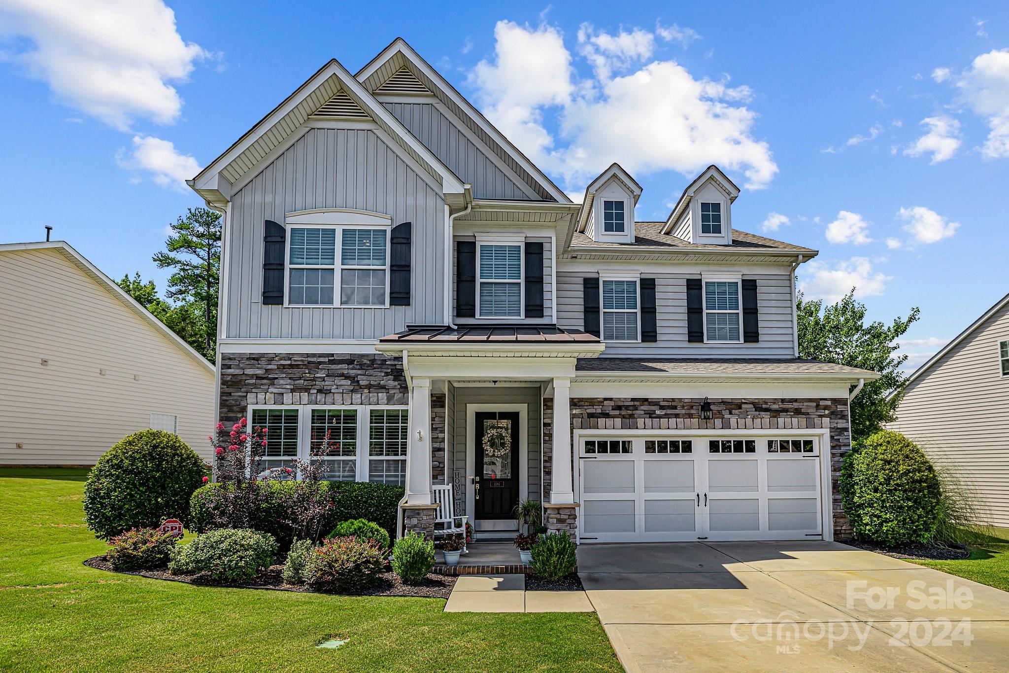 Welcome to your dream home in the highly desired Reserve at Gold Hill neighborhood of Fort Mill! This stunning 4-bedroom, 2.5-bath home has been meticulously upgraded throughout. Totally renovated kitchen boasts new quartz countertops, glass tile backsplash, new appliances: sink, double oven, microwave and dishwasher, under and above cabinet lighting. Fresh paint and new lighting fixtures with dimmer switches in 95% of the home enhance the interior, along with upgraded bathrooms. A whole-house UV air filtration system and new A/C unit on upper level. CPI security system and termite guard. The professionally landscaped private yard can be enjoyed from your covered back patio, perfect for any weather. This lovely neighborhood offers amenities like an outdoor pool, clubhouse, covered recreation area and community events. Located in an award-winning school district, close to shopping, restaurants, and I-77 for easy commuting into Charlotte. Don’t miss out on this exceptional home!
