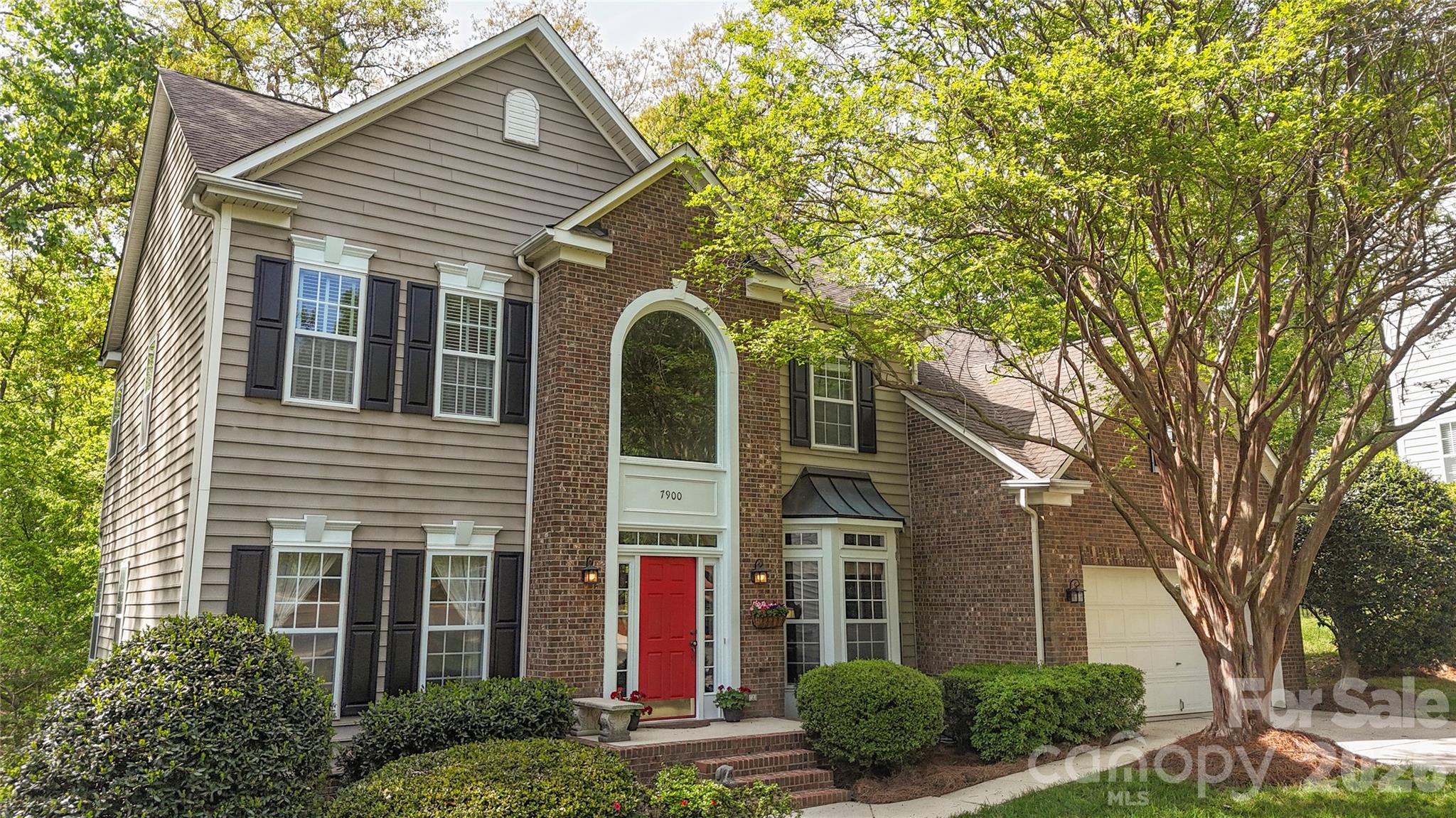 Looking for space, value, and top schools? This South Charlotte home delivers all three. Located at the end of a quiet cul-de-sac in one of Charlotte's most desirable school districts, the home offers exceptional square footage at a compelling price per square foot.
Inside, you'll find spacious living areas, four bedrooms, and a walk-out basement with endless possibilities—including recreation space, a future fifth bedroom, guest quarters, or multigenerational living. The basement already features a pool table and entertainment area ready for family gatherings.
The standout feature may be the elevated screened porch overlooking mature trees, creating a peaceful treehouse-like setting rarely found in suburban Charlotte.  The over half acre lot is primarily wooded with a flowing stream, so lawn maintenance is minimal.  A definite must see!