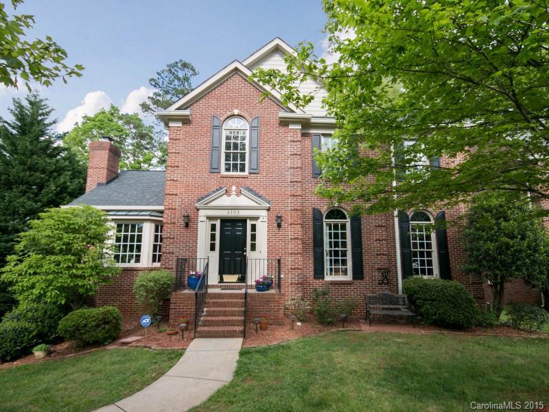 All Brick Home w/ Basement! Home located on nice wooded lot. Home features great room w/ fireplace & bay window and Living Room/Office. Dining Rm w/ hardwoods, crown molding, access to deck. Spacious kitchen w/ center island, built in desk space, great storage, pantry & breakfast area. Master BDRM w/ vaulted ceiling, WIC, private bath. Can't Miss basement rec room w/  half bath & access to patio. Awesome oversized Garage w/ work space! 5 yr old roof, AC replaced 2012, Water heater replaced 2011.
