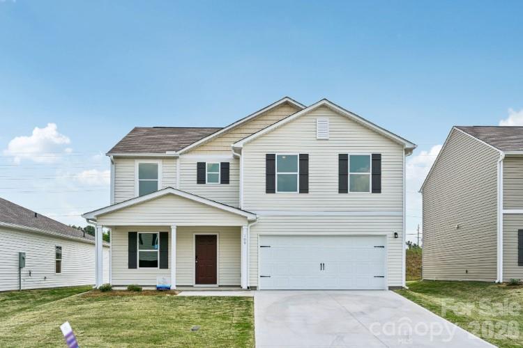 Welcome to your spacious and elegant home in the desirable Buffalo Creek. The stylish Essex Plan this is a 2-story gem offers a spacious open layout perfect for entertaining and everyday living. The inviting kitchen features elegant cabinetry, exquisite quartz countertops with a chic backsplash, and high-end stainless steel appliances, including a range with a microwave hood and a modern dishwasher. The main floor also includes a versatile flex room and a chic half bathroom for guests.
Upstairs, unwind in the tranquil primary suite with a luxurious en-suite bathroom and a generous walk-in closet. Three additional bedrooms with walk-in closets share a full bathroom. A cozy loft and a convenient walk-in laundry room enhance functionality. Energy-efficient Low-E windows and a one-year limited home warranty complete this exceptional home.