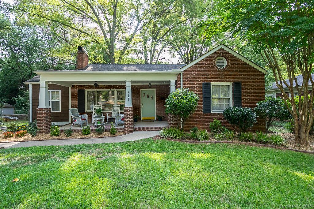 Warm 'n Cozy brick and cedar shake ranch home just a short stroll to Plaza Midwood. Features updated kitchen with granite counters, large fenced in mature yard with storage shed on a large and private lot. Just minutes to uptown, and convenient to all points in and around Charlotte.