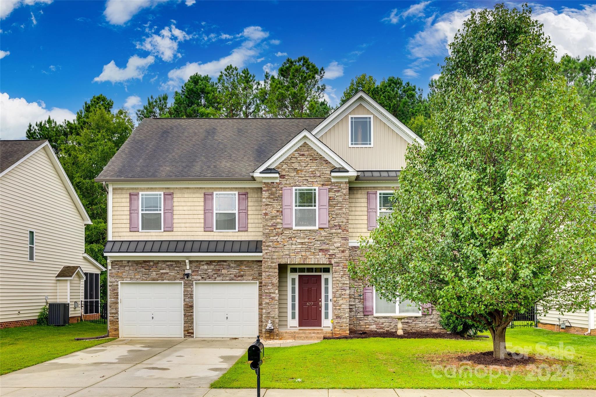 Welcome to a stunning 4-bedroom, 3.5-bathroom home nestled in the heart of Rock Hill, SC. This beautifully maintained property offers the perfect blend of classic Southern charm and contemporary living.
As you step inside, you’ll be greeted by an open-concept layout that seamlessly connects the living, dining, and kitchen areas, perfect for entertaining or family gatherings. The spacious living room features large windows that flood the space with natural light. The gourmet kitchen is a chef's dream, complete with stainless steel appliances, granite countertops, a large center island, and plenty of cabinet space. The adjacent dining area offers a picturesque view of the backyard. The primary suite is a true retreat, boasting a luxurious en-suite bathroom with dual vanities, a soaking tub, and a separate walk-in shower. Three additional bedrooms offer ample space, with one featuring a private bathroom, ideal for guests or a home office. Schedule a showing today