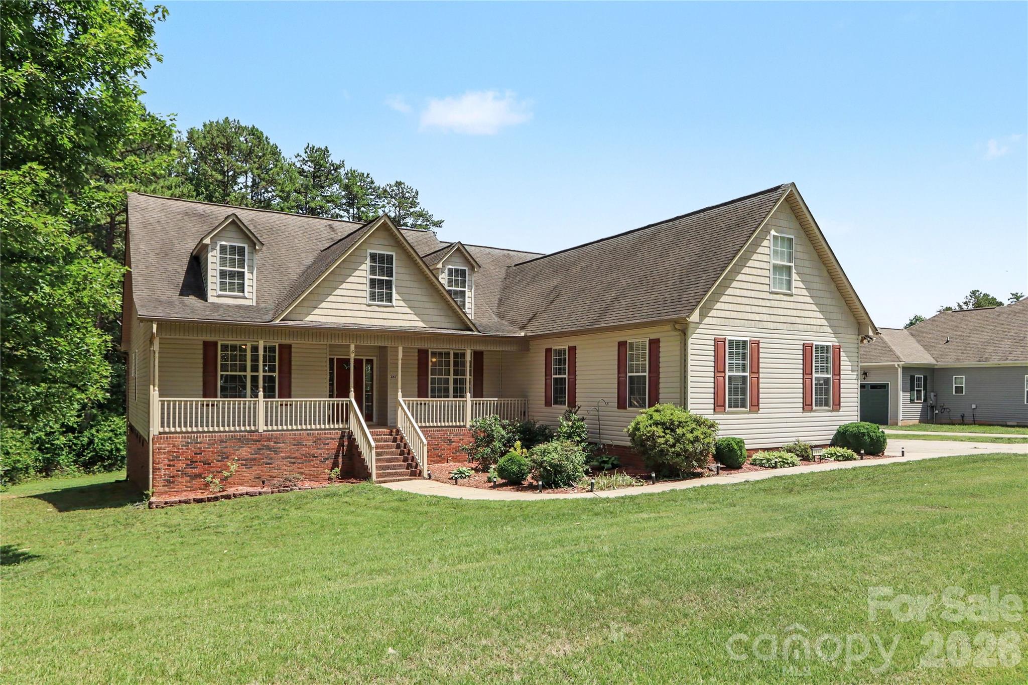 Welcome home to 4494 Outlook Drive! Situated on a level 0.76-acre lot with NO HOA, this beautifully maintained 4BR/3BA residence offers 2,278 sq. ft. of comfortable living space. Step inside to find a freshly painted interior providing a crisp, turnkey canvas. The thoughtful main-level layout features a front bedroom and adjacent full bathroom specifically designed with extra-wide doorways for enhanced accessibility. The home flows seamlessly to your private backyard paradise. Relax on the screened-in porch before stepping out onto a massive exterior deck—the ultimate footprint for outdoor entertaining. Cool off in the sparkling above-ground pool, or retreat to the detached "she shed" / studio, fully equipped with power and A/C for a perfect home office, gym, or hobby space. Enjoy peaceful Lincoln County living with an easy commute to Denver, NC, and Uptown Charlotte. This rare find truly has it all—schedule your tour today!