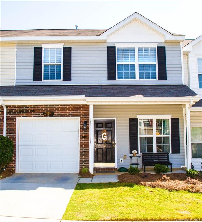 This well appointed, 3br/2.5BA townhome is located in the desirable Cascades neighborhood.  This one owner home has been meticulously kept. The open concept floor plan has brand new hardwood floors, spacious rooms, gas fireplace, den, great room, and private patio great for weekend grilling!  Carpet allowance will be provided for upstairs with an acceptable offer.  Conveniently located to I-77, Riverwalk, Ann Springs Greenway, and Baxter Village.  This won't last long!