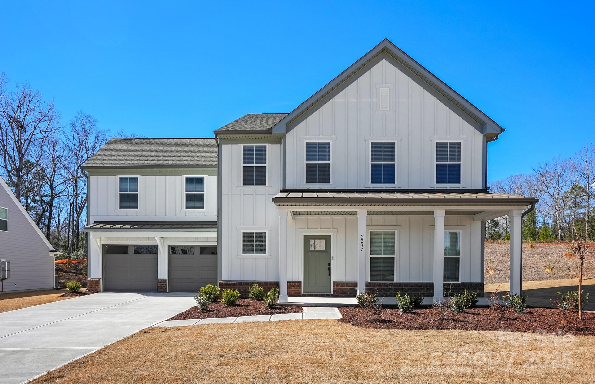 New Construction Home ready by FEBRUARY 2025 in Brand New Kinsdale Community in Indian Land!  All included List Price includes any current sales incentives as shown on our website, call for details.  Our flexible Foxfield Floor Plan offers incredible structural features such as a spacious Great Room with 4' Extension, Guest Bedroom with Private Bathroom on the main floor, and private Office for working at home. This open floor plan will not disappoint with the spacious Gathering Room and magnificent Gourmet Kitchen with gas appliances.  Upstairs features a huge private Loft, plus 3 additional bedrooms, including the Owner's Bedroom and Bath with dual sinks, linen closet and large walk-in closet.  All upgrades and options have been selected.  Visit us at our sales center, in the community, to learn more about this and other incredible homes in tranquil Kinsdale. HOA fees include High-Speed Internet/Cable and private trash collection. All Photos are representative only, not of this home.
