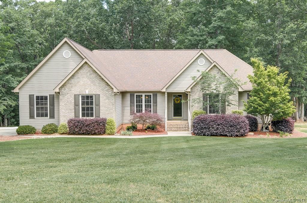 Amazing serenity at this 4/3 ranch.  Impeccably clean and attractive.  AWESOME outdoor living area includes covered deck, stone patio with firepit.  Air conditioned man cave - come see this place.  UNIQUE and PEACEFUL    
GREAT OPPORTUNITY
Less than 30 minutes to the 485/77 interchange
320 additional sq ft is the man cave space