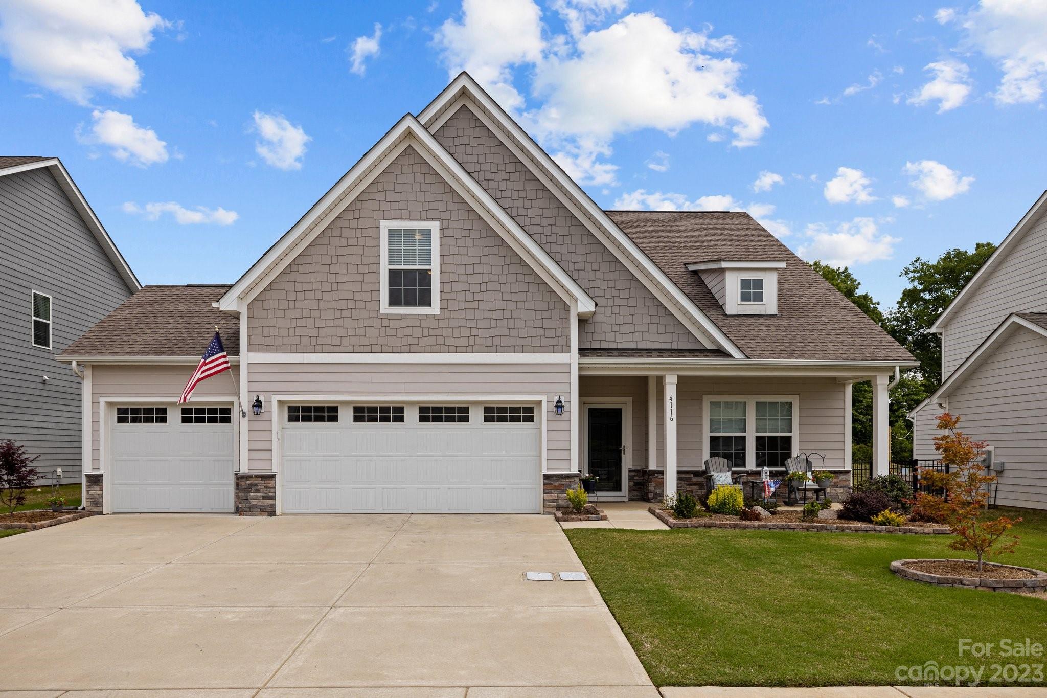 This beautiful and well maintained 3 bedroom, 3 bath home is located on the 17th fairway of the Stonebridge Golf Course Community.This home was built with tons of the upgrades that True Homes offered. These will be listed in the attachments.The kitchen features and eat-in area,custom pull out shelves,quartz countertops,ample cabinet storage,butler's pantry with an additional pantry closet,stainless steel appliances,gas range and large work island with bar seating.The primary bedroom is located on main floor with large walk-in closet and en-suite with double vanity with quartz top and large tiled walk-in shower.
Main floor hosts an office,additional bedroom & bathroom,dining room and upgraded luxury vinyl flooring throughout the main floor.
Upstairs you will find a bedroom, full bathroom, living room AND bonus room.
Spend your evenings on the extended covered back porch that overlooks the 17th fairway. 
Community features include workout facility,pool,tennis/pickleball courts.