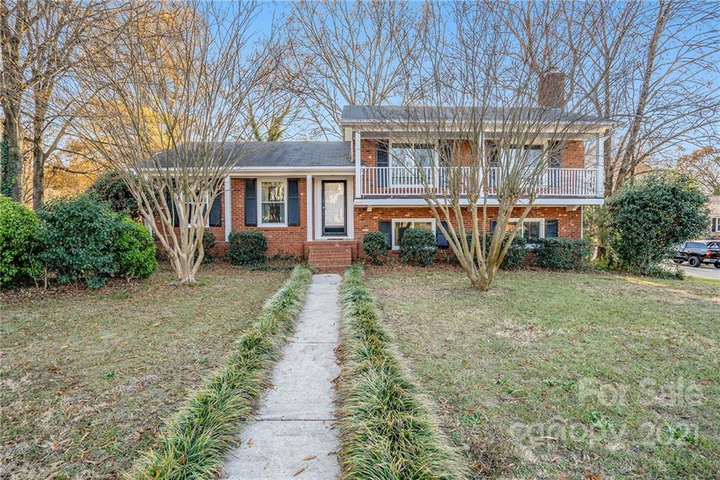 This Charlotte one-story home offers a two-car garage.