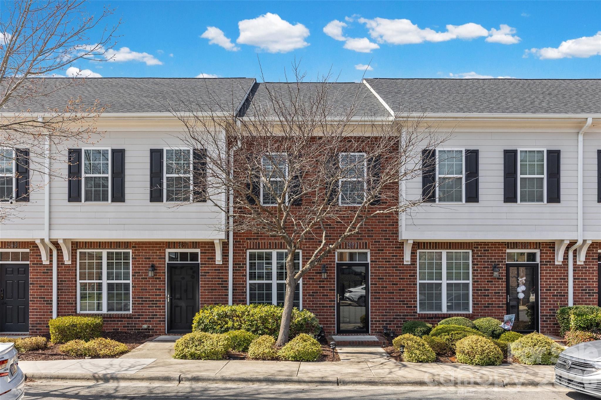 Location!!! This unit has 2 bedroom and 2 full bathrooms, each complete with its own private bath, offering the amazing layout of two primary suites. Downstairs, the open floor plan creates a seamless flow between the living room and a spacious kitchen. Step outside to a fenced-in patio with paver stones, providing a perfect spot for a grill and outdoor furniture. Food and recreation is just around the corner with the newly renovated Dorton Park, the West Cabarrus YMCA and various restaurants nearby. Situated minutes from shopping centers like Afton Ridge and Concord Mills, and quick access to I-85.