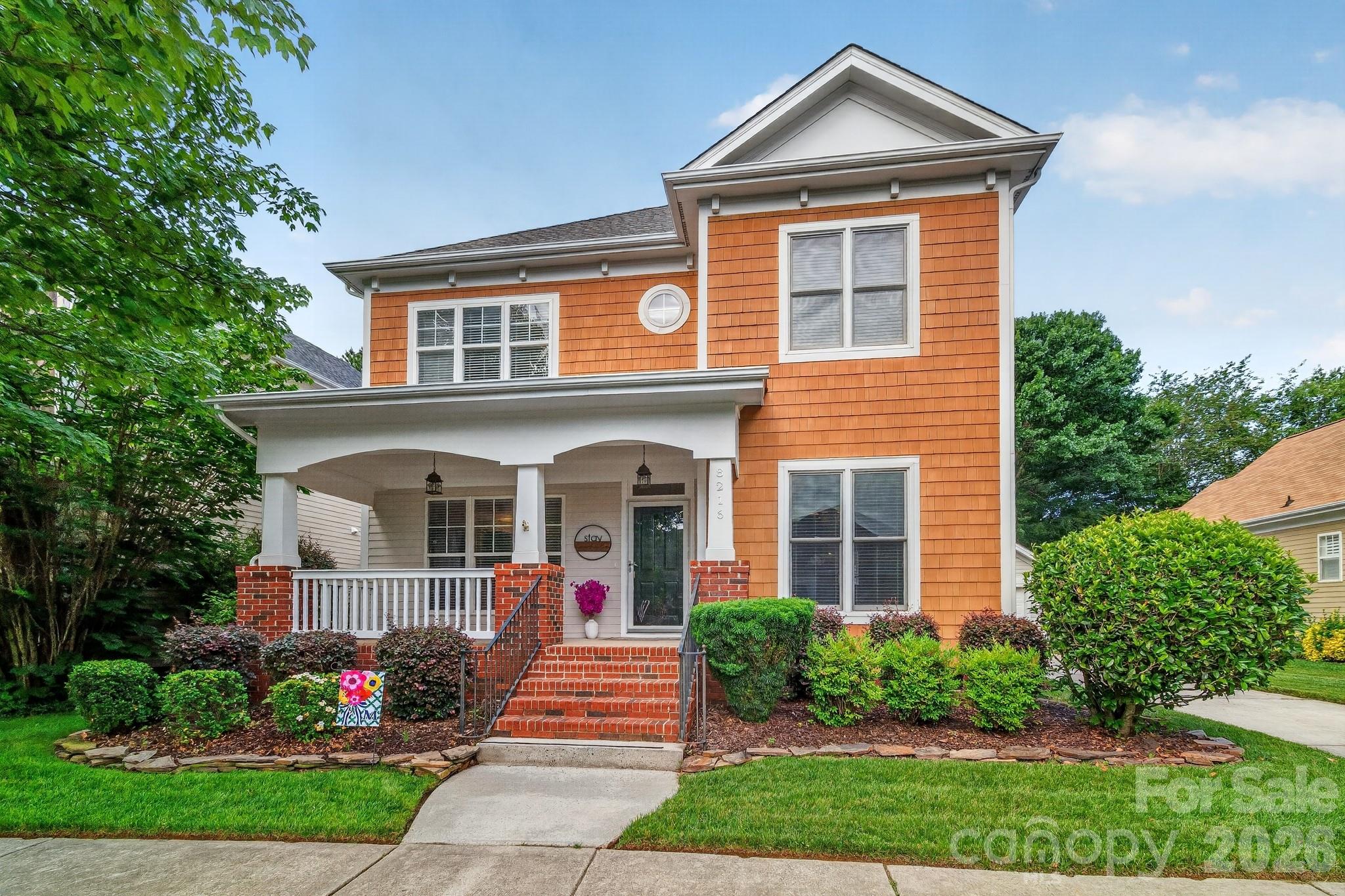 Welcome home to a charming 3-bed, 2.5-bath home in the heart of Birkdale Village! This well-maintained 2,124 sq. ft beauty features hardwood floors and neutral paint throughout the main level, an open kitchen with white cabinets, marble subway tile backsplash, stainless steel appliances and gas range. Primary bedroom, bath and laundry are all on the main level for easy single-level living. Upstairs offers a flexible loft, two spacious bedrooms and a full bath. Enjoy a quiet, beautifully landscaped backyard and a 2-car garage. But the real showstopper? The location! You're steps away from the vibrant shops, restaurants, and entertainment of Birkdale Village and Kenton Place. Outdoor lovers will adore the easy walk or bike ride to Robbins Park, the Emerald Necklace trails, tennis courts, the neighborhood clubhouse, and the pool. J.V. Washam Elementary is also nearby, making this an ideal spot for all stages of life. Whether you're a first-time buyer, downsizer, or anyone in between - this is the easy to care for, lifestyle-rich home you've been waiting for. Homes in Birkdale Village don't last long… don't miss your chance!