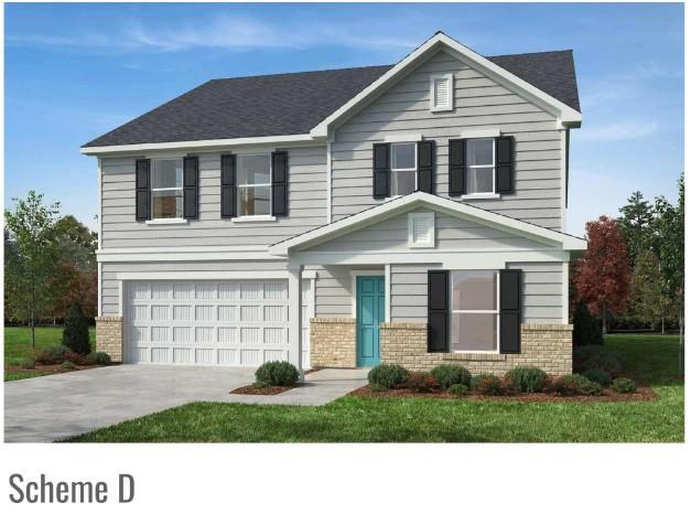 Beautiful home in a New Community with Pool, Cabana, Playground and walking trails!  All of our homes are designed to be Energy Star Certified.  This spacious 5-bedroom 3 bath property offers the perfect blend of elegance and charm with deck, bedroom and full bath on main, den with double doors, flex space, unfinished basement with rough ins, Open floor plan with plenty of windows. Kitchen is well appointed with Stainless appliances which include a gas range. 42-inch cabinets, 9Ft ceilings, Luxury Vinyl Plank floors at main floor and at stairs.  This home also offers a large loft, large bedrooms, beautiful open spaces, deck at rear and covered porch at the front of the home.  This home will not last.  Hurry in to make this beautiful home yours.