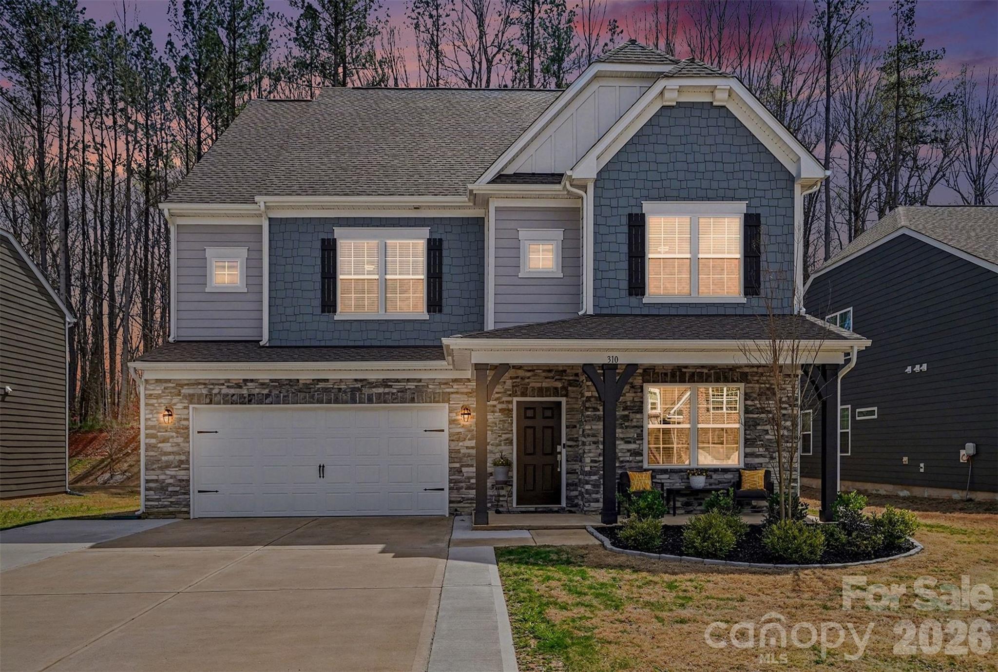 Run, don’t walk to this exceptional opportunity in Falls Cove at Lake Norman. This is the one buyers have been waiting for. Wooded lot and priced below recent appraisal, this nearly new 2024 built home offers over 4,000 square feet of beautifully designed living space with 6 bedrooms and 5.5 baths in one of the area’s most sought after communities.

From the moment you enter, the open concept main level impresses with abundant natural light and a spacious living room anchored by a gas fireplace, flowing seamlessly into a chef inspired kitchen featuring gas cooktop, double ovens, oversized island, breakfast bar, and a walk in pantry. Designed for both everyday living and entertaining, this layout checks every box.

A standout feature is the main level guest suite with its own private bathroom, offering the perfect setup for guests or multigenerational living with comfort and privacy. Additional flexible living space includes a fully finished third floor with multipurpose room, bedroom, and full bath, ideal for a private retreat, workspace, or extended living area. The upper level features an expansive primary suite with a large walk in closet and well appointed secondary bedrooms.

Situated on a wooded homesite with no home behind, this property offers rare privacy along with an extended driveway and epoxy coated garage floor. Freshly painted and meticulously maintained, this home shows like new and is completely move in ready.

This is truly one of the best values currently available in Falls Cove, and opportunities like this do not last. Preferred lender offering lender credits toward closing costs. Schedule your showing today before this home is gone.