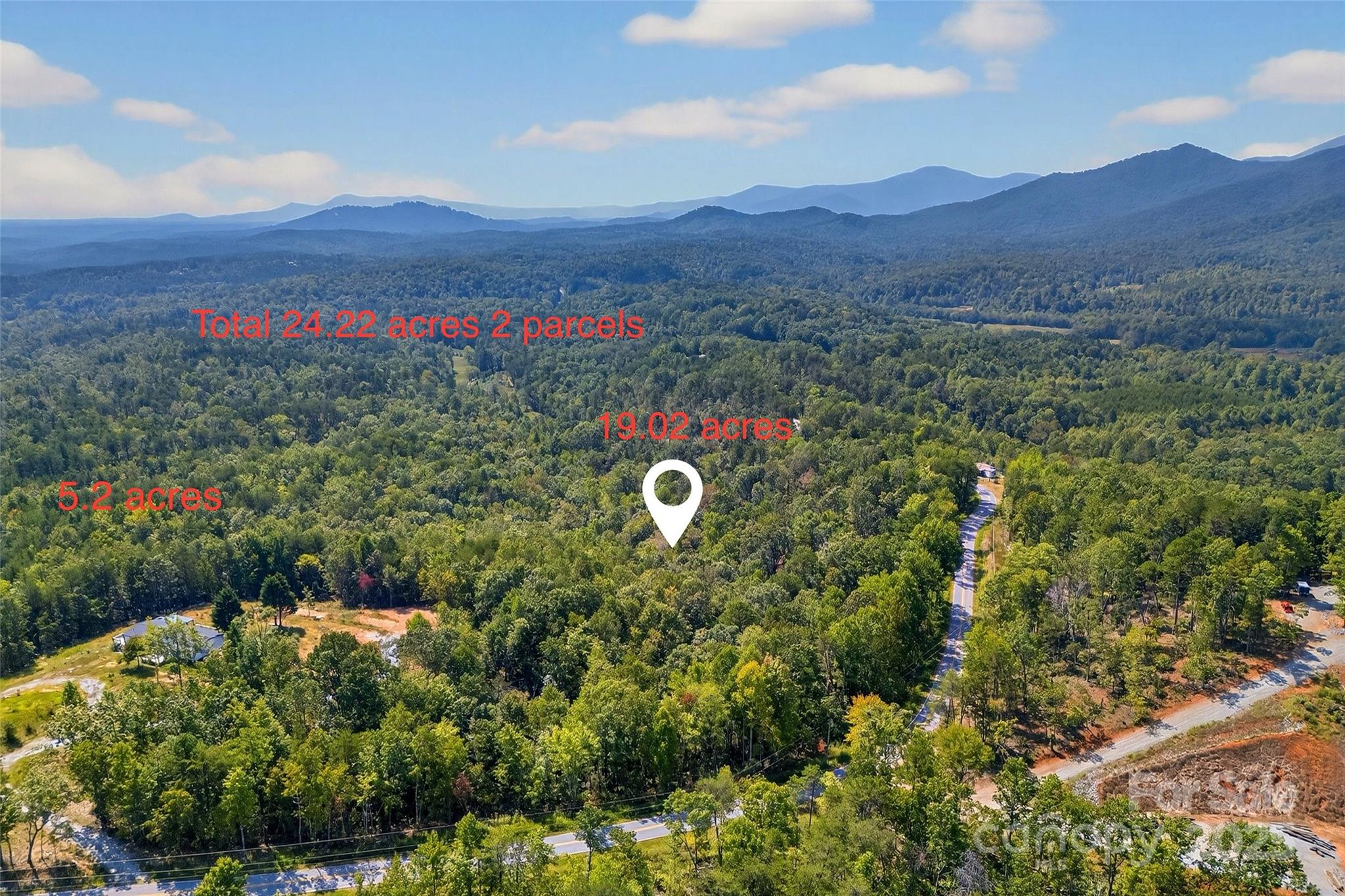 Improved pricing! Discover 24.22 acres of unrestricted wooded land, perfect for your retreat, vacation home, or investment opportunity! 
*Beautiful Property in the Heart of Blue Ridge Mountains!*
This stunning property features:
- A serene small creek, ideal for relaxation.
- Multiple homesite options to choose from, ensuring privacy and scenic views.
- Abundant wildlife with existing trails, perfect for ATV adventures or hiking.
- Proximity to Lake James and Lake Lure for water activities.
This unique offering includes two parcels: a spacious 19.02-acre tract with ample road frontage, and a connecting 5.2-acre tract with a 60’ right of way for easy access. 
Endless possibilities await in this diverse landscape—perfect for a short-term rental, campground, or your personal getaway. 
A water well and a septic system are needed. Don’t miss out on this opportunity to own a piece of paradise!
Best to use a GIS map to navigate property lines